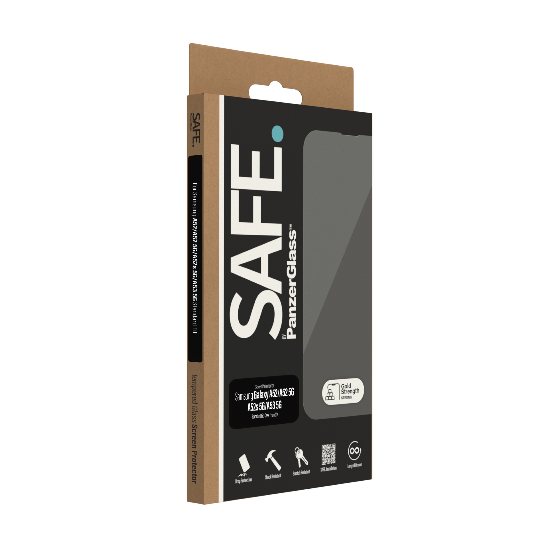 SAFE by PanzerGlass Displayschutzglas »Displayschutz - Samsung Galaxy A52, A52 5G, A53s 5G UWfit«