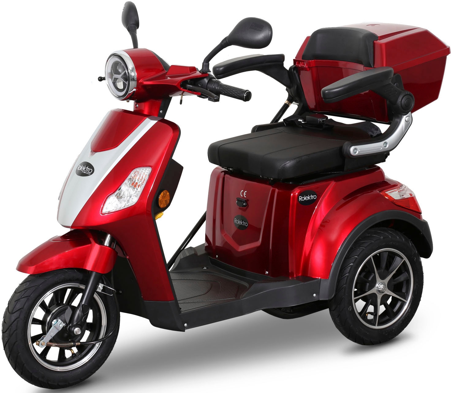 Rolektro Elektromobil »E-Trike 15 V.2«, (mit Topcase)
