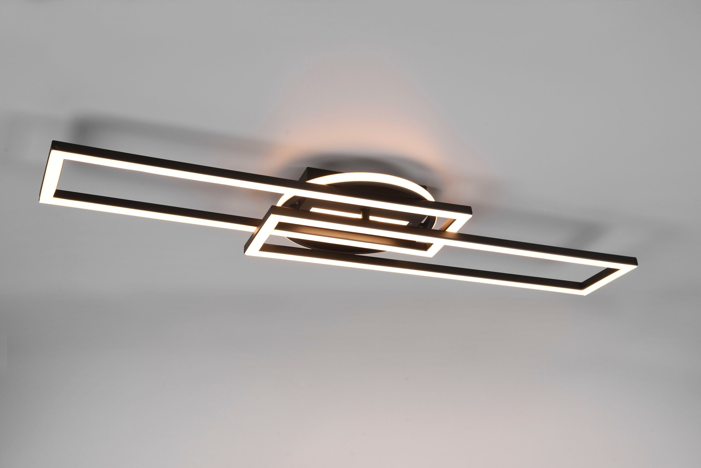 TRIO Leuchten LED Deckenleuchte »Twister«, 1 flammig-flammig, Deckenlampe  4500 Lumen Lichtfarbe einstellbar Fernbedienung Memory online bestellen