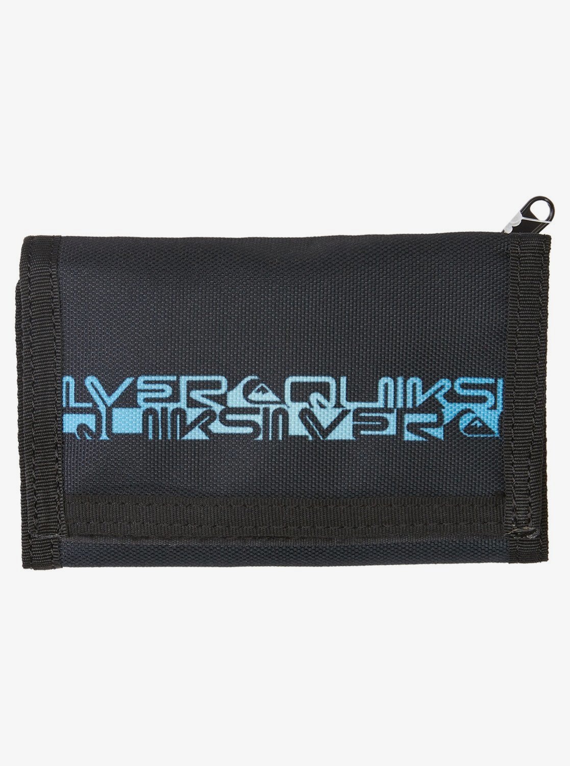QUIKSILVER Brieftasche »The Everydaily« Black/Blue L L Stoff: Robuster bedruckter Polyester [600D]