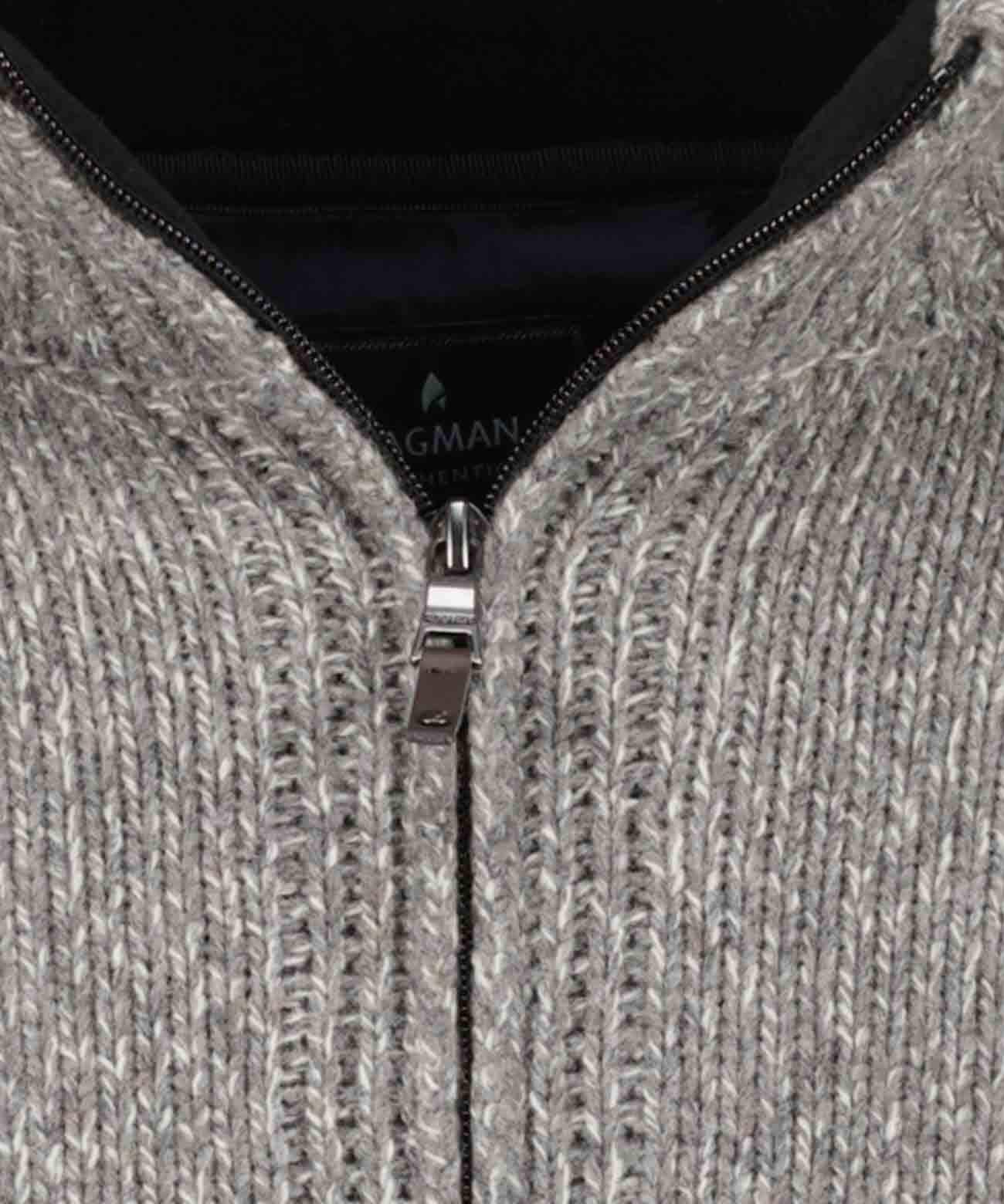 RAGMAN Strickfleecejacke