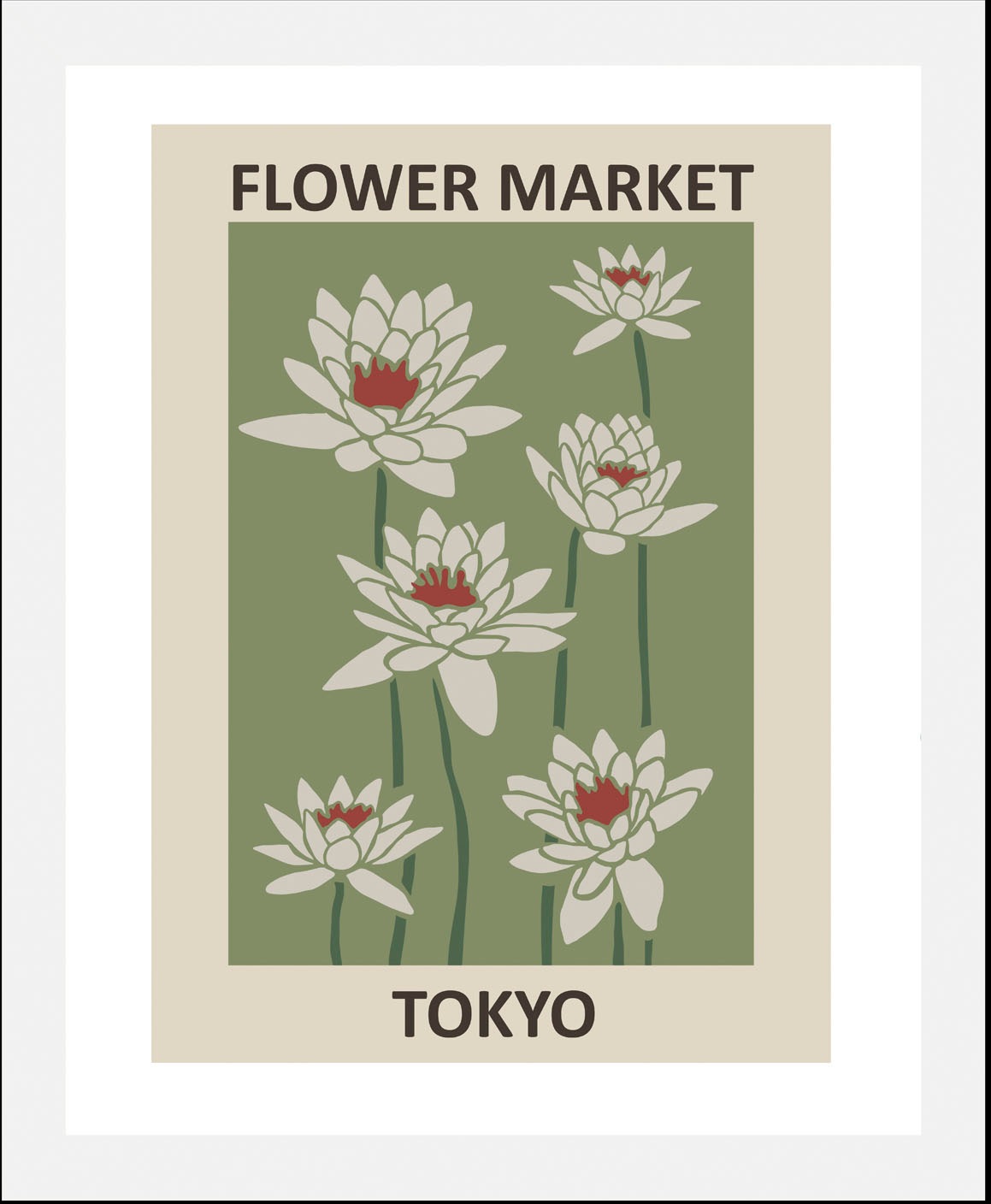 queence Bild »Tokyo«, (1 St.), HD Premium Poster-Druck inkl. Holzrahmen günstig online kaufen