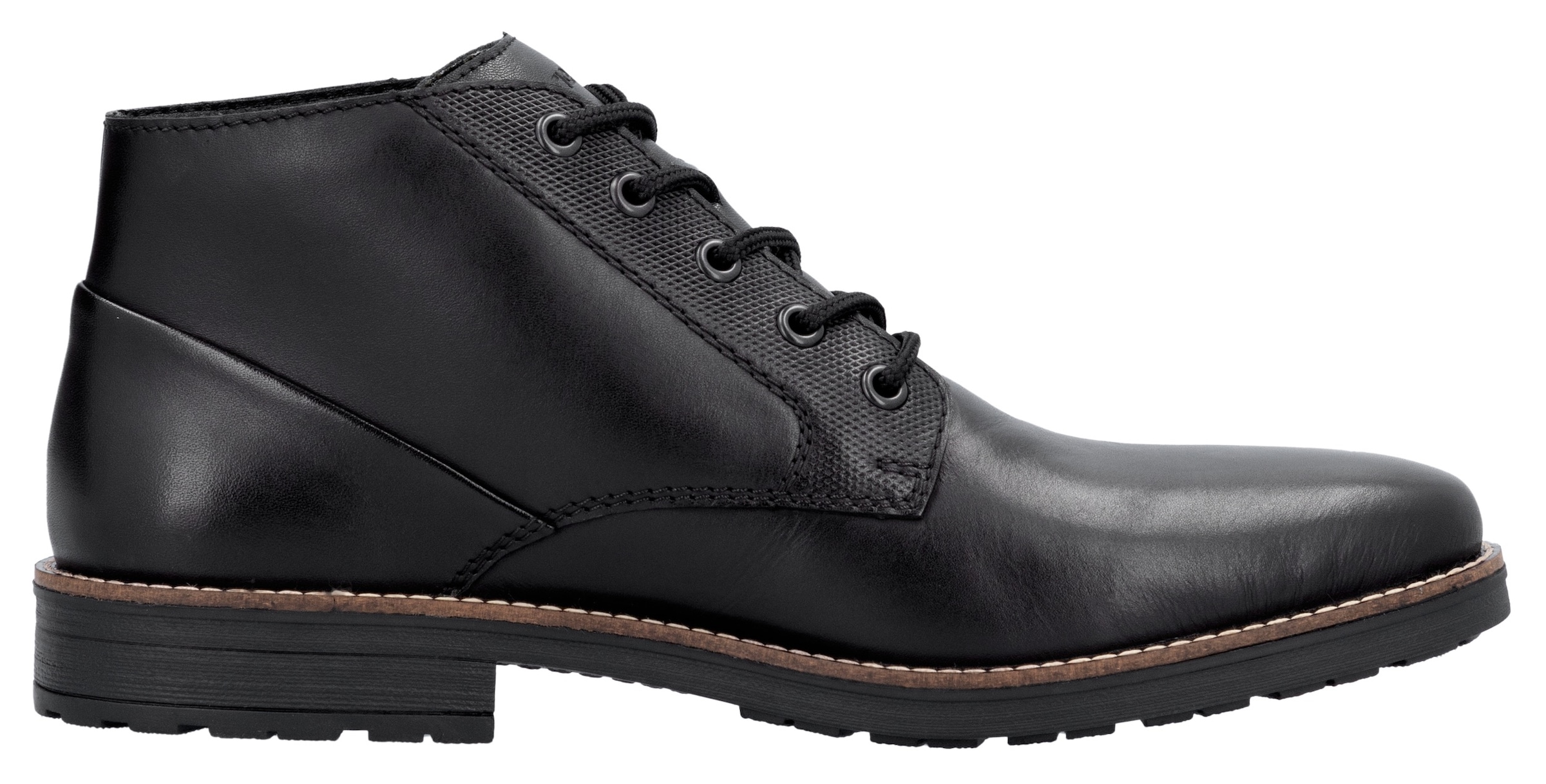 Rieker Schnürstiefelette, Schnürboots, Business-Schnürer, Stiefelette mit weicher Decksohle