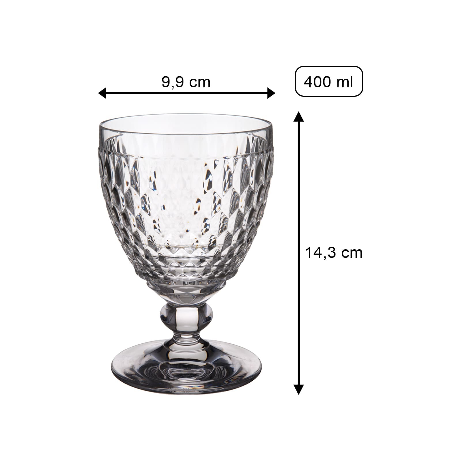 Villeroy & Boch Glas »Wassergläser Boston Coloured 400 ml 4er Set« günstig online kaufen