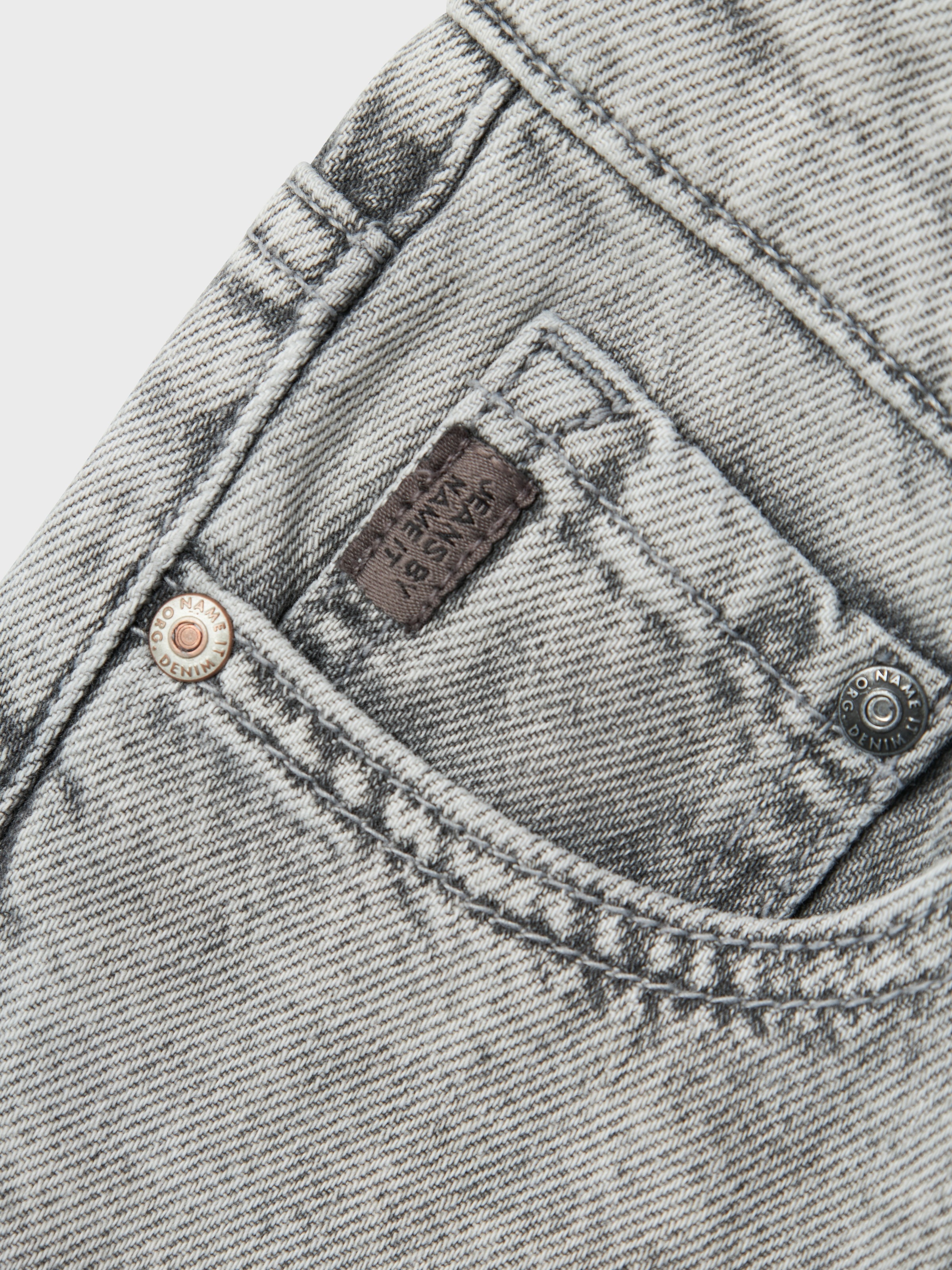 Name It Straight-Jeans »NKMRYAN – Jeans mit geradem Bein, strapazierfähig« unifarben, casual, straight fit, Denim/Jeans