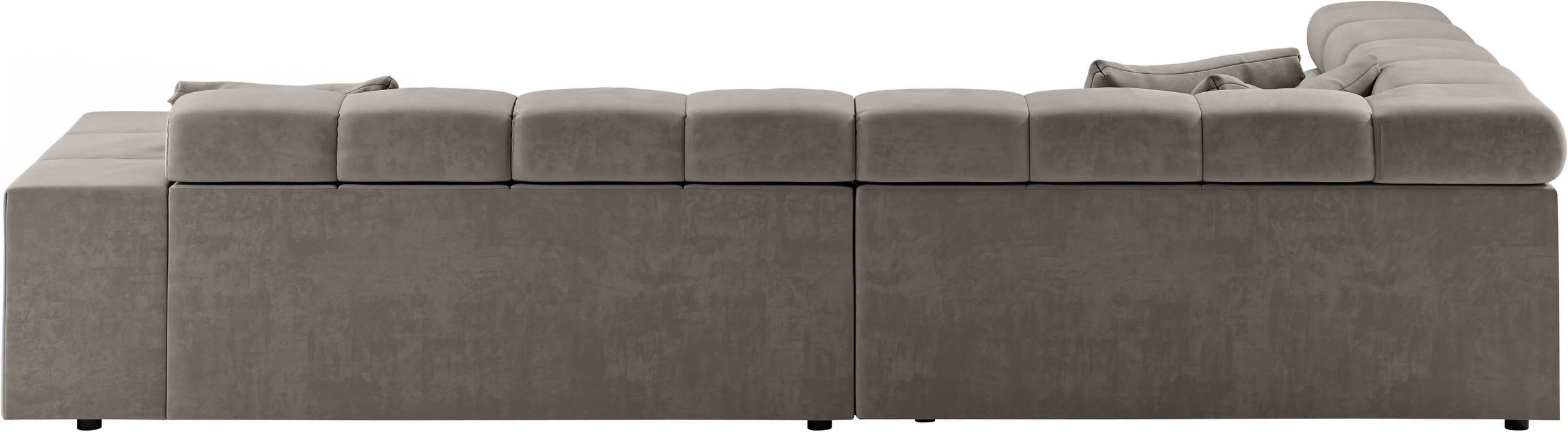 INOSIGN Ecksofa »Ancona incl. Kopfteilverstellung, OTTOs Choice, Breite 319cm, L-Form«, wahlweise motorische Sitztiefenverstellung, auch in Cord + Easy Care