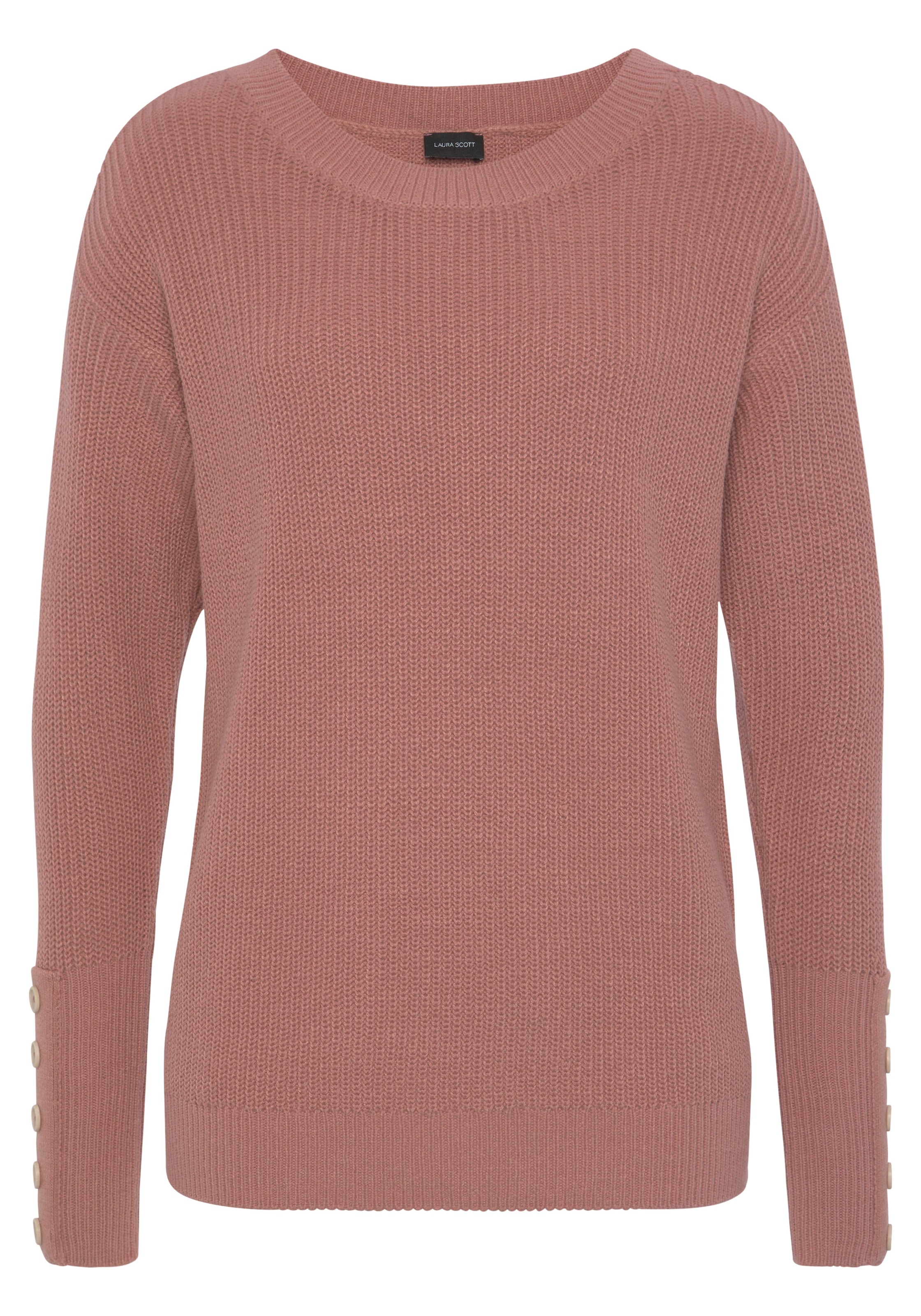 Laura Scott Strickpullover, mit Zierknöpfen