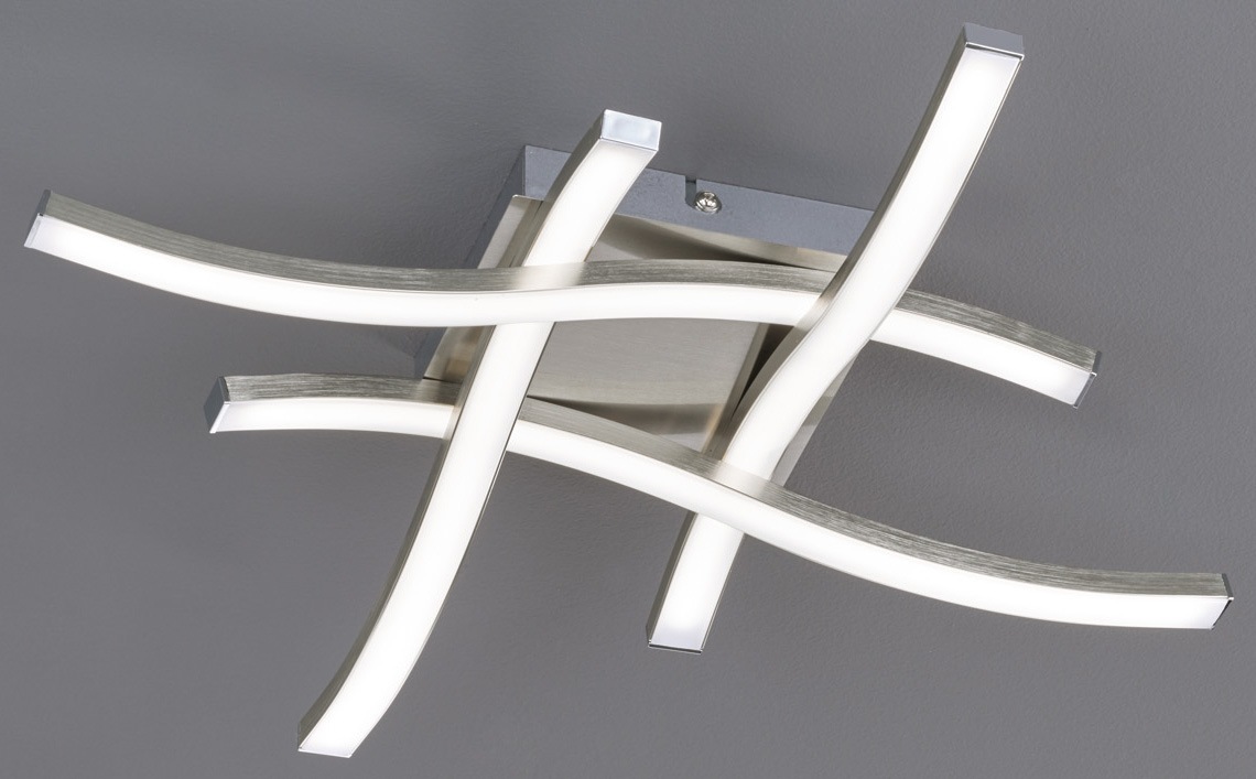 REALITY Leuchten LED Deckenleuchte »Route«, 4 flammig, Leuchtmittel LED-Mod günstig online kaufen