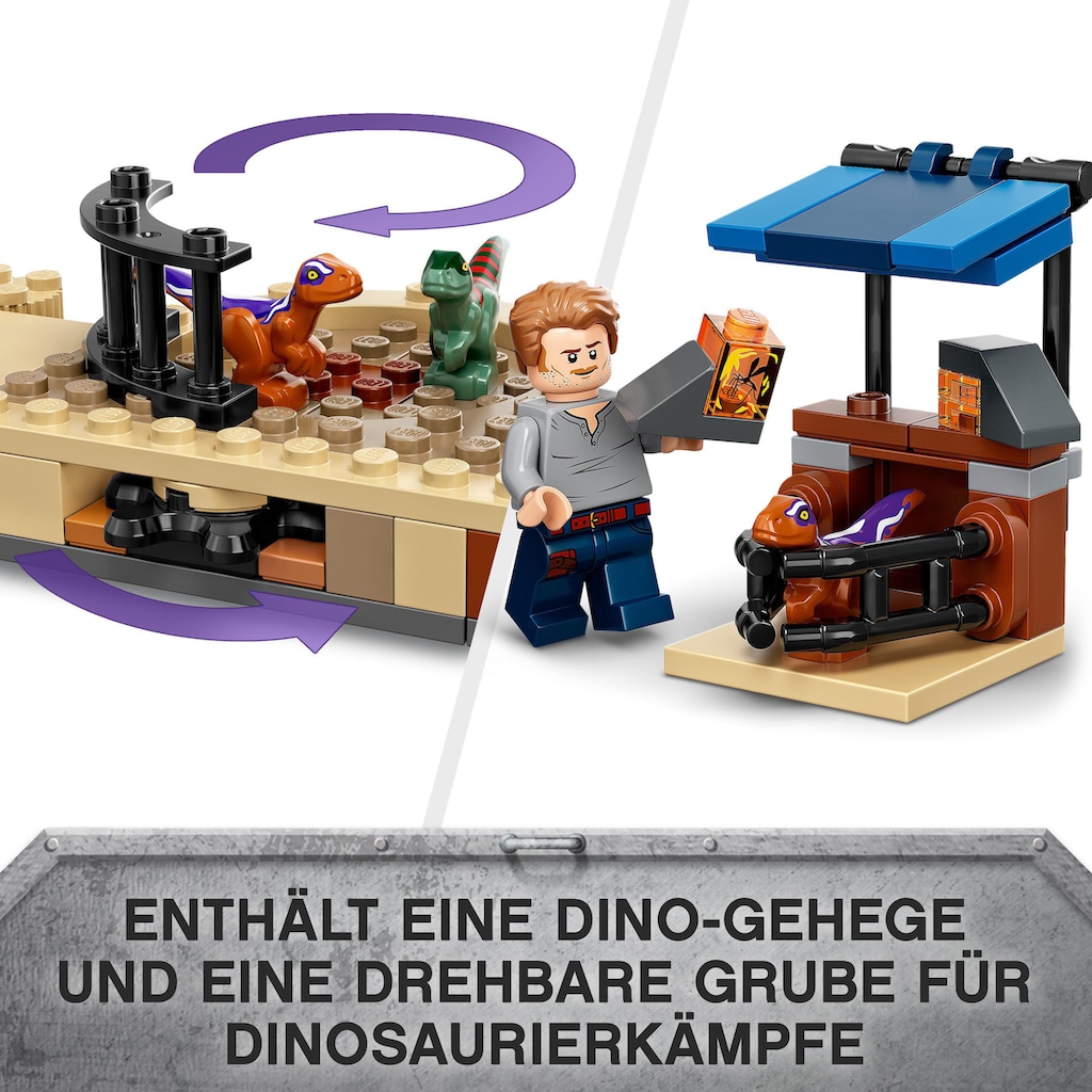 LEGO® Konstruktionsspielsteine »Atrociraptor: Motorradverfolgungsjagd (76945), LEGO® Jurassic World«, (169 St.)