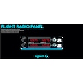 Logitech G Gaming-Adapter »Logitech G Saitek Pro Flight Radio Panel«, 1,8 cm, KOMPAKTER COCKPIT RADIO STACK