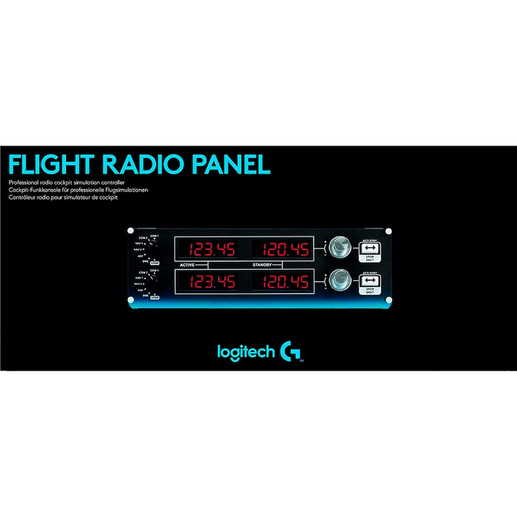 Logitech G Gaming-Adapter »Logitech G Saitek Pro Flight Radio Panel«, 1,8 cm