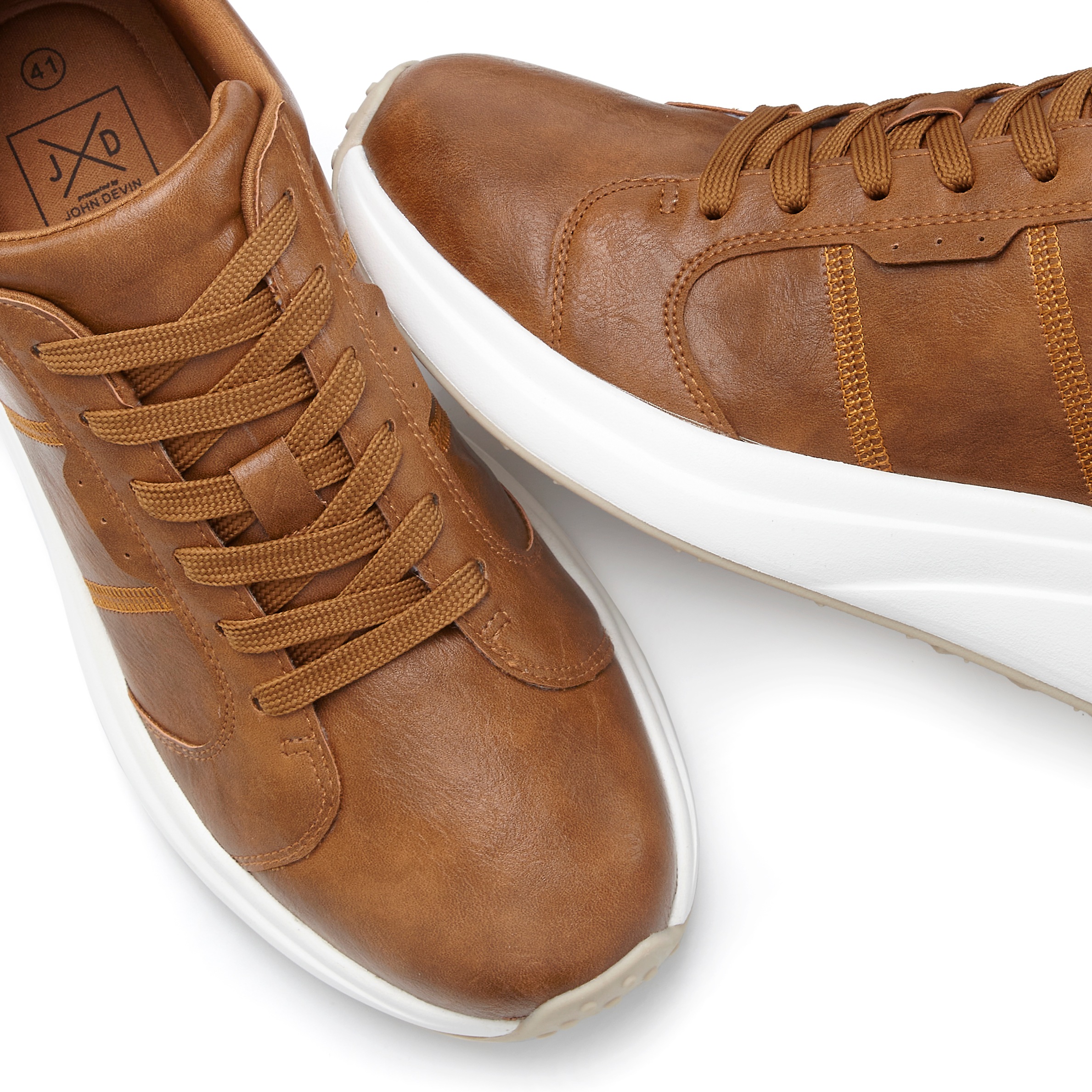 John Devin Sneaker »Schnürschuh, Freizeitschuh, Halbschuh, Turnschuh, Schnürhalbschuh«  NEU mit modischer Sohle VEGAN