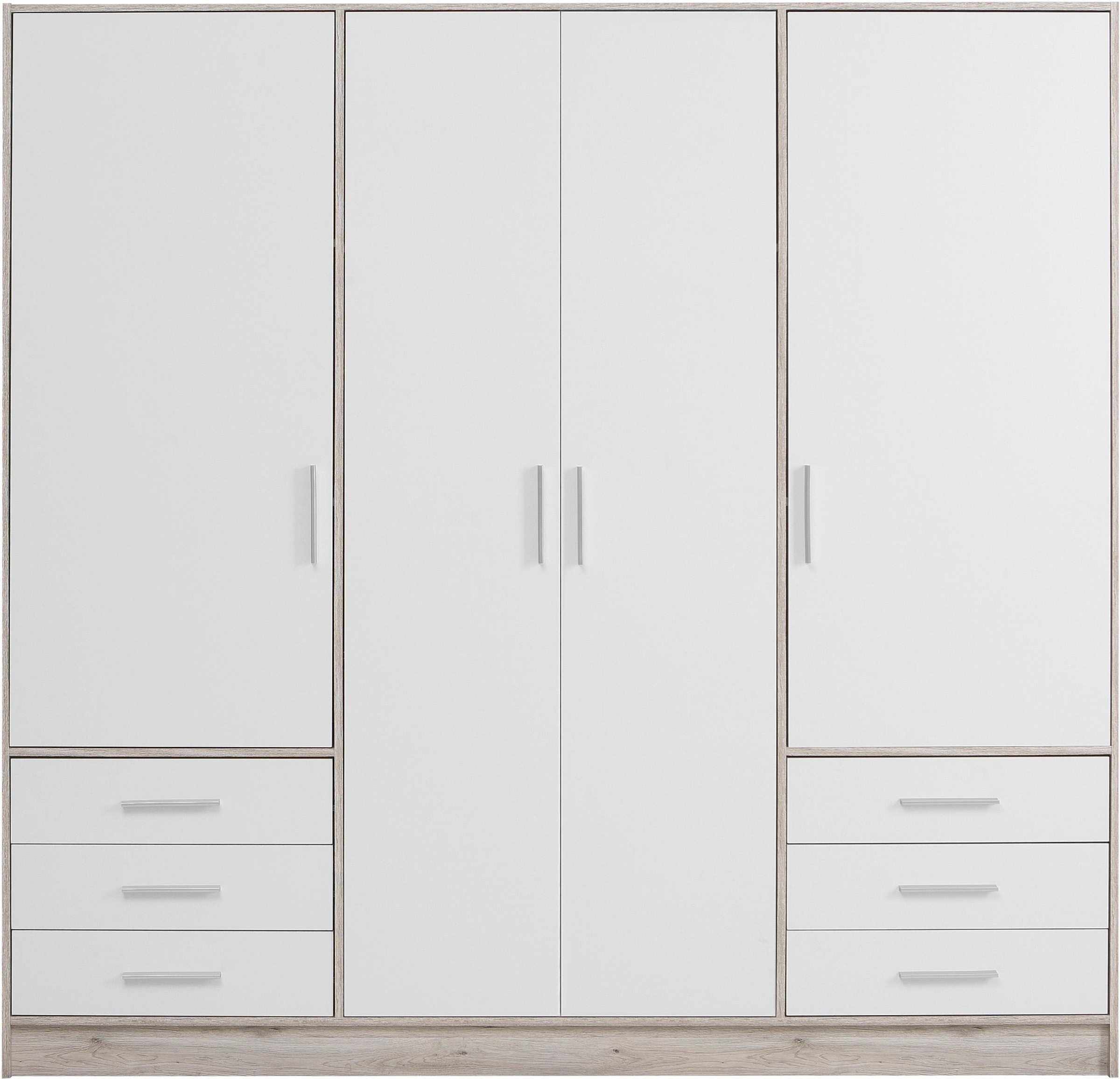 FORTE Kleiderschrank "Jupiter, Made in Europe, mit Schubladen" Maße (T/H): günstig online kaufen