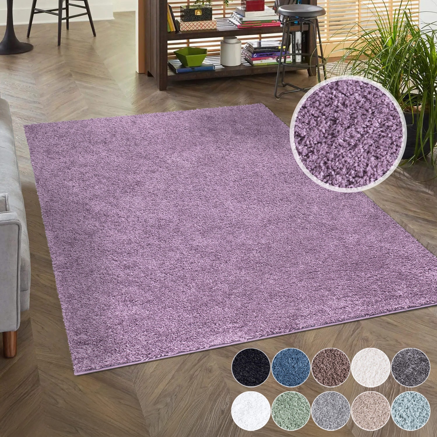 Carpet City Hochflor-Teppich »City Shaggy« rechteckig 30 mm Höhe Auch als L günstig online kaufen