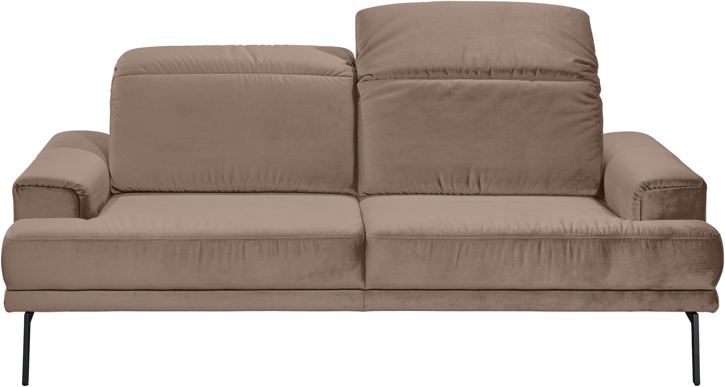 Musterring 2-Sitzer »MR 4580«, inkl. Kopf- und Sitztiefenverstellung, Fuß schwarz, B198 x T103 cm