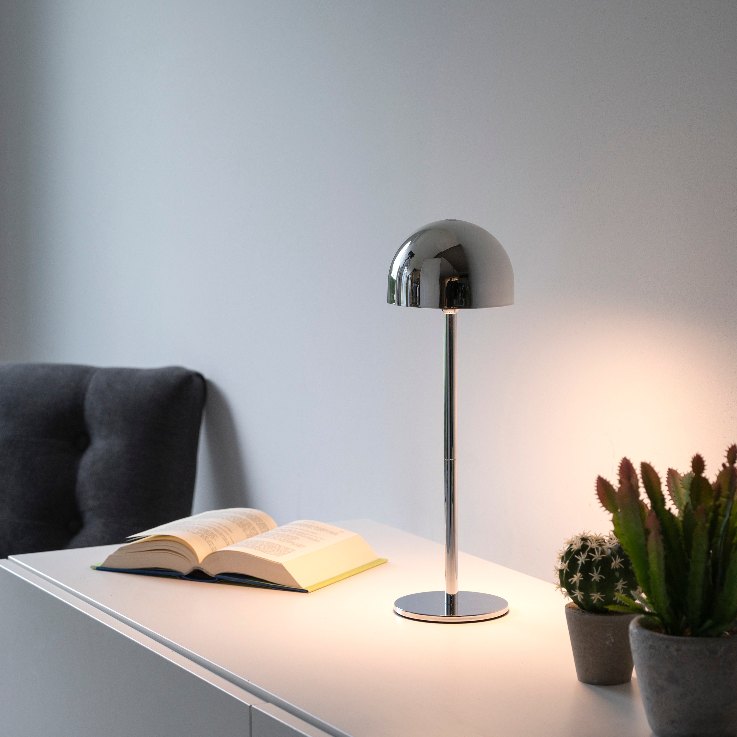 my home Tischleuchte »Akku Tischleuchte Hesper Indoor Outdoor, magnetischer günstig online kaufen