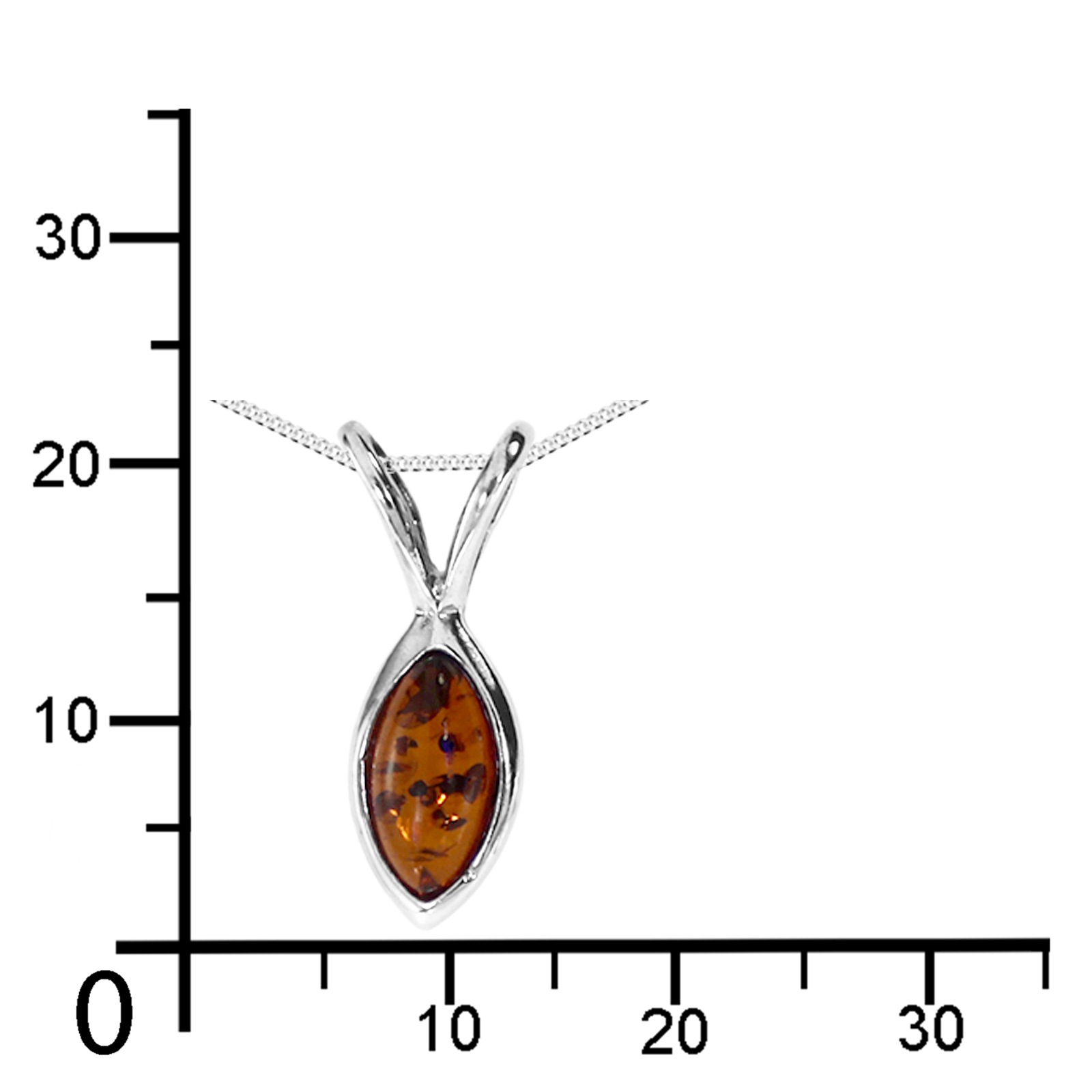 OSTSEE-SCHMUCK Kette mit Anhänger »Ostsee-Schmuck Kette mit Anhänger Radka Kette mit Anhänger Radka«, (2 tlg.)