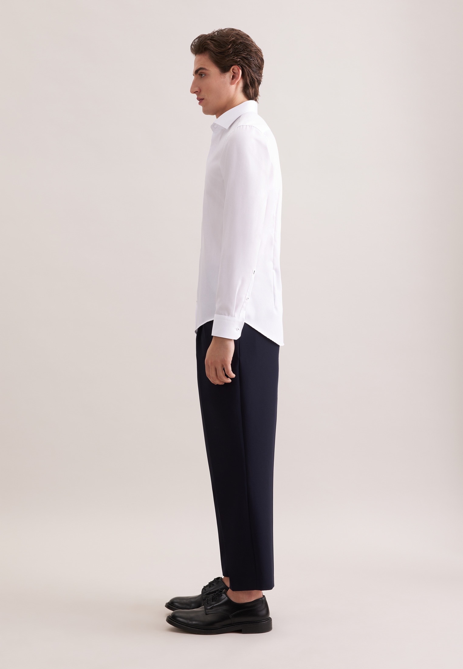 seidensticker Businesshemd »Schwarze Rose« Shaped 1/1 Kentkragen Uni