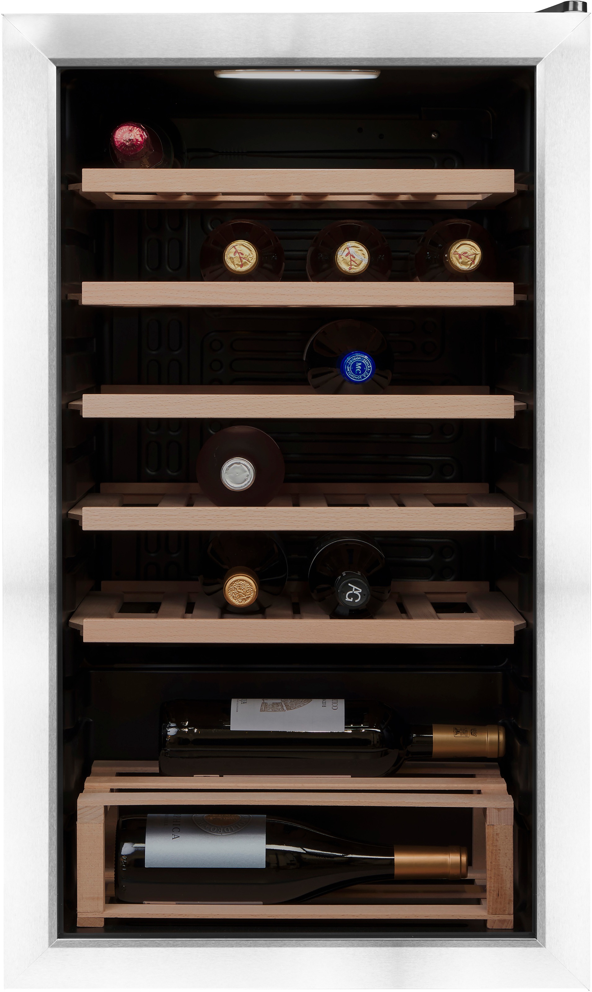 Hanseatic Weinkühlschrank »HWC24FCBH-2«, für 24 St. Standardflaschen á 075l günstig online kaufen