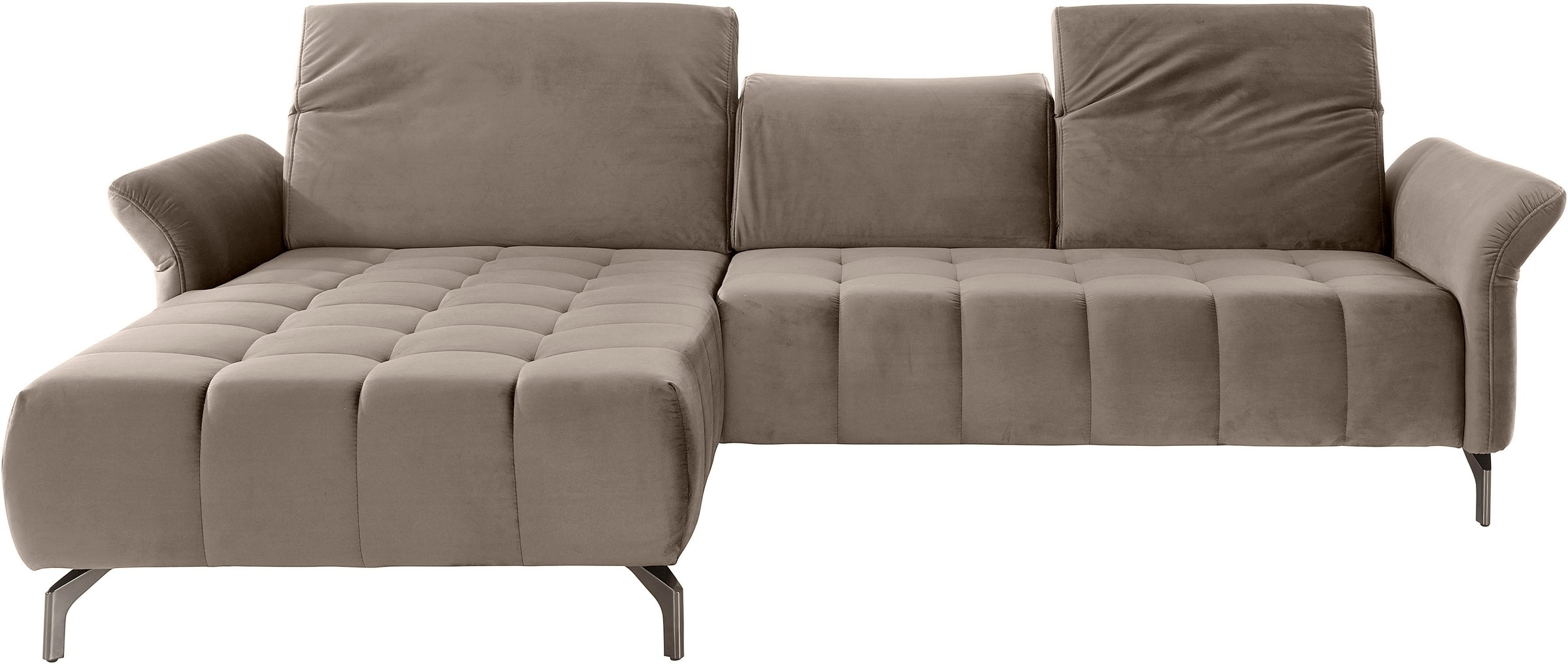 Home affaire Ecksofa »Fresh L-Form« Federkern, wahlweise Kopfteilverstellun günstig online kaufen