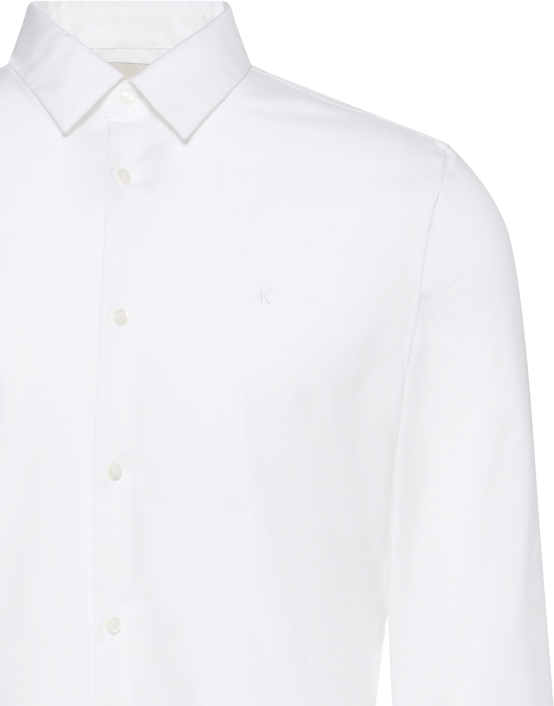 Calvin Klein Langarmhemd »LONG SLEEVE SOLID STRETCH SLIM SHIRT«, in Unifarbe