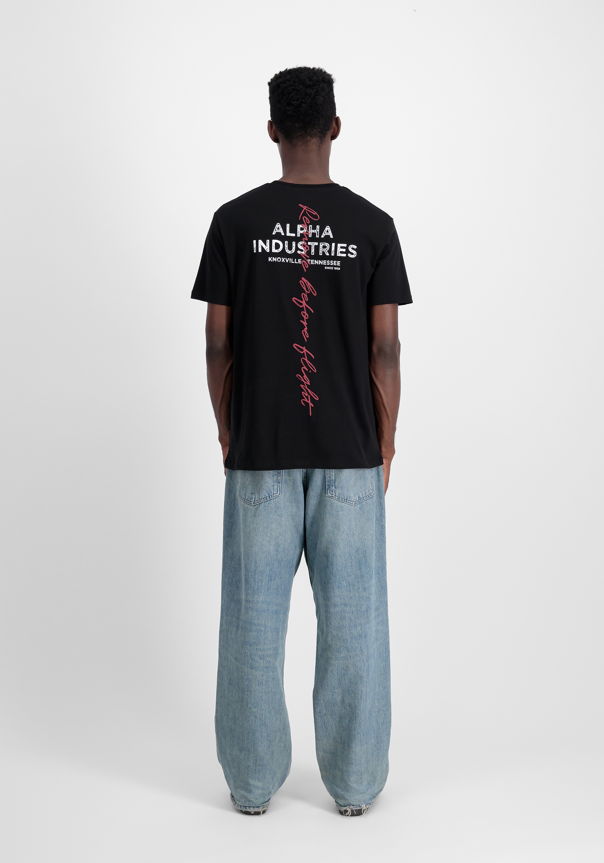 Alpha Industries T-Shirt »Alpha Industries Men - T-Shirts Signature Back Print T«