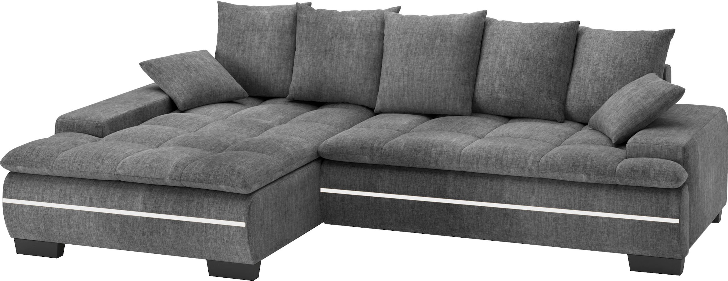 Mr. Couch Ecksofa »Haiti II, L-Form«, RGB-LED Beleuchtung, wahlweise mit Ka günstig online kaufen