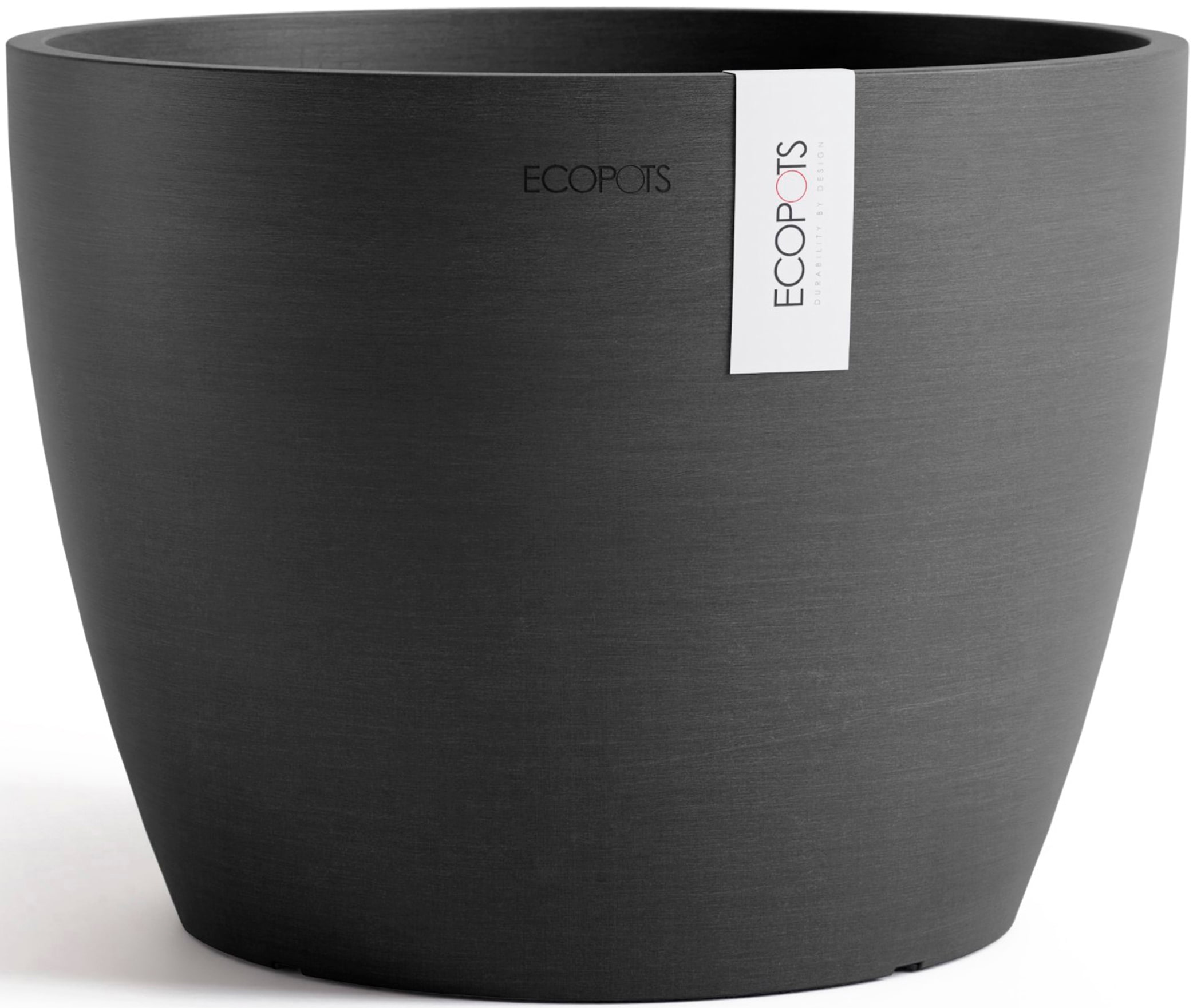 ECOPOTS Blumentopf »Stockholm 31 Dunkelgrau« für innen und außen: frostsicher, bruchsicher und lichtbeständig