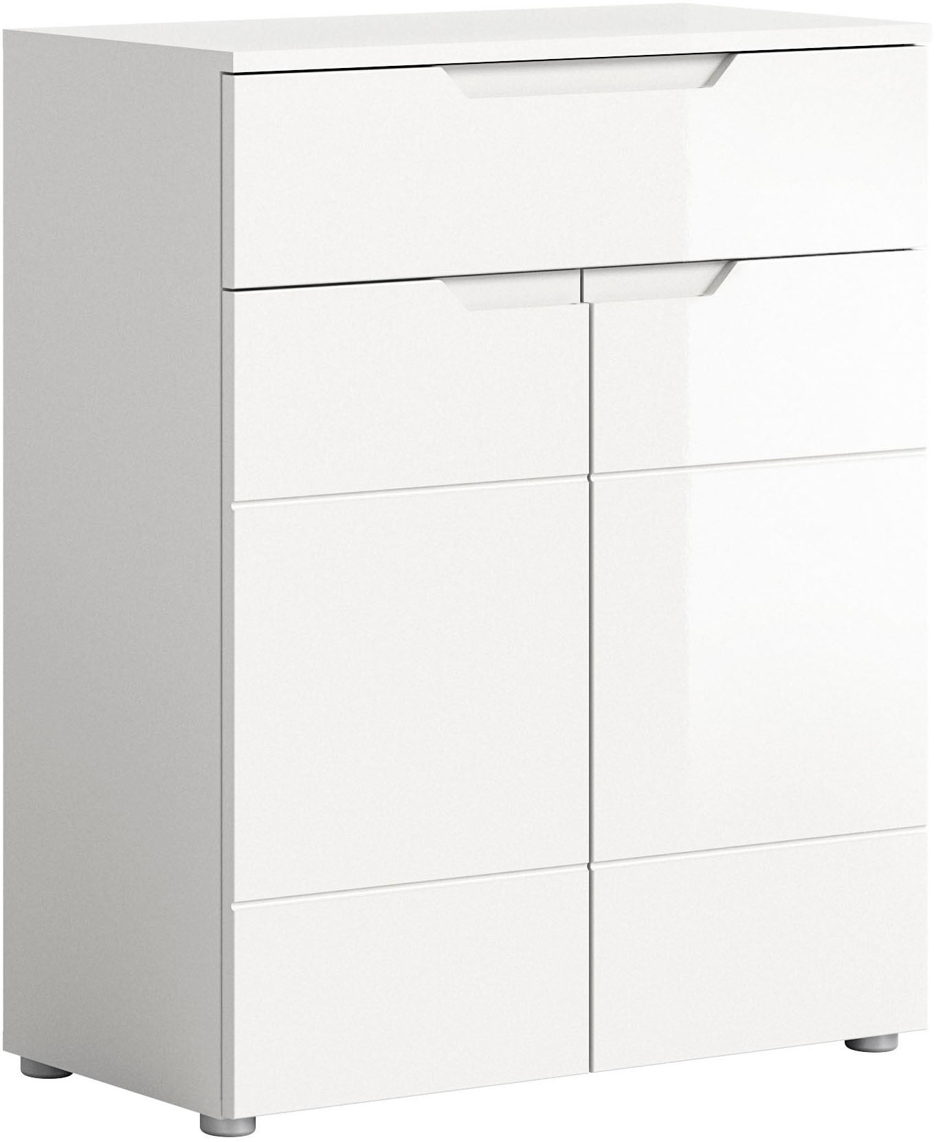 INOSIGN Schuhkommode »CAPRI, Höhe 97cm, 2 Türen, 1 Schubkasten, ink. eingefasster Griffmulde«, Schuhschrank, Kommode, Anrichte, Sideboard, Schrank, Dielenschrank