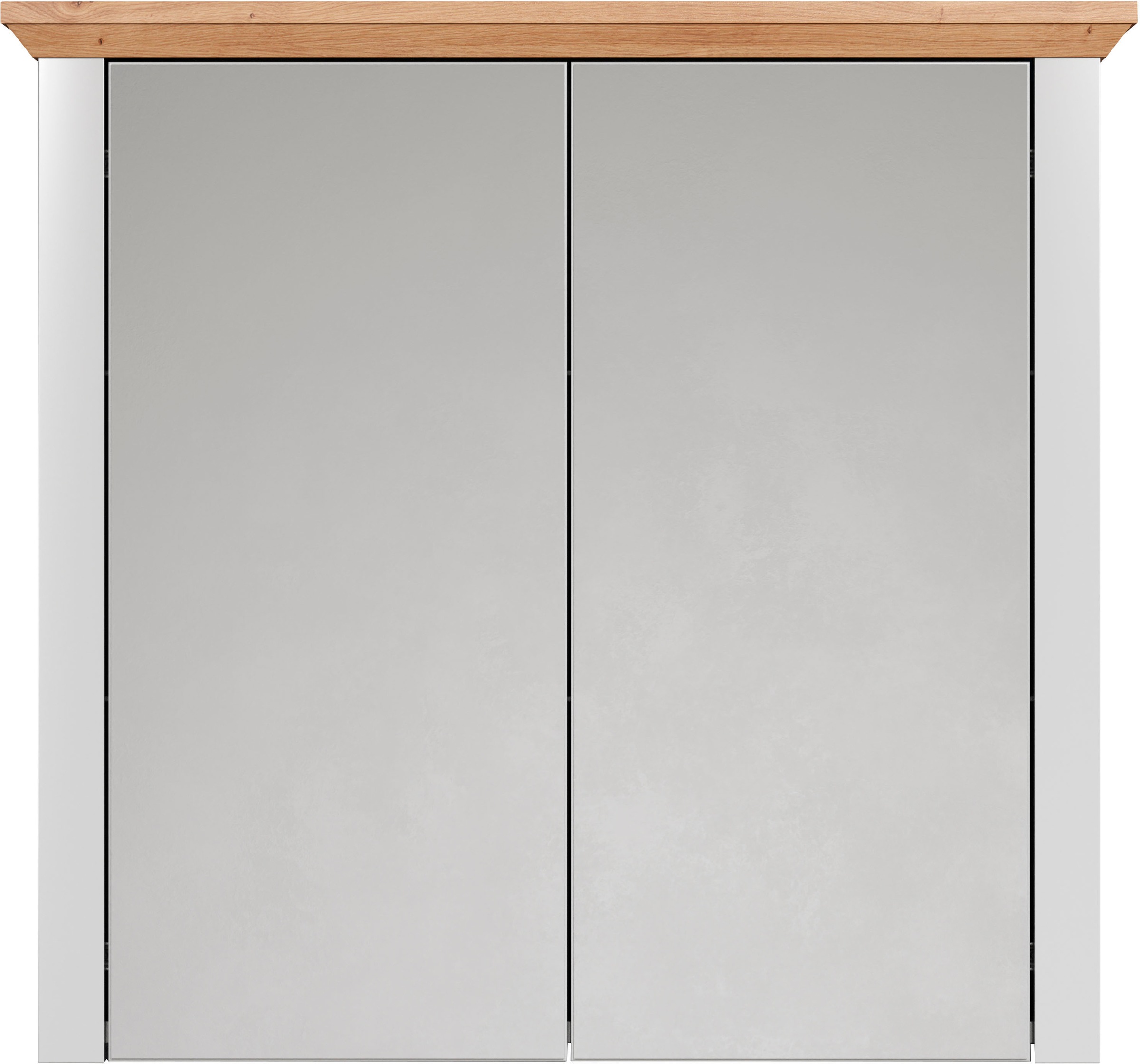 Home affaire Spiegelschrank »Herzwill« Spiegelschrank mit 2 Glasböden - (B/T/H) 78/24/73 cm