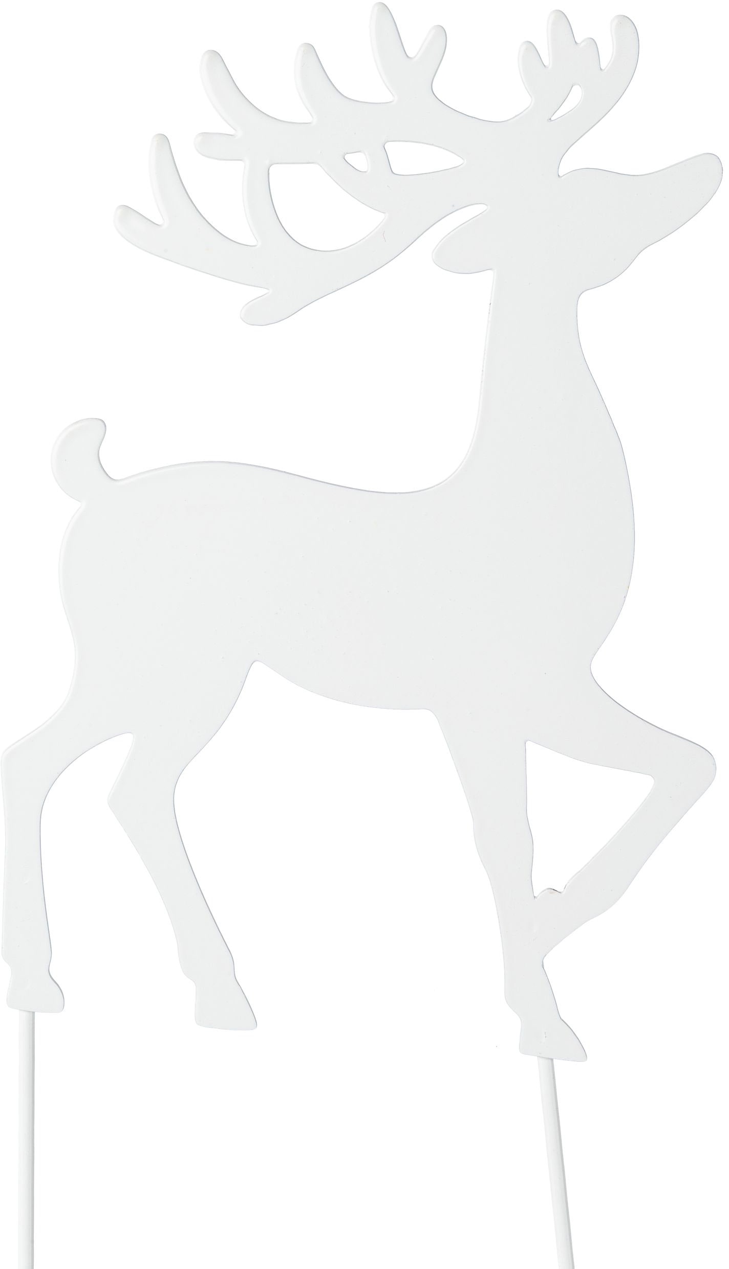 Creativ deco Weihnachtsfigur »Weihnachtsdeko« Hirsch zum Stecken günstig online kaufen