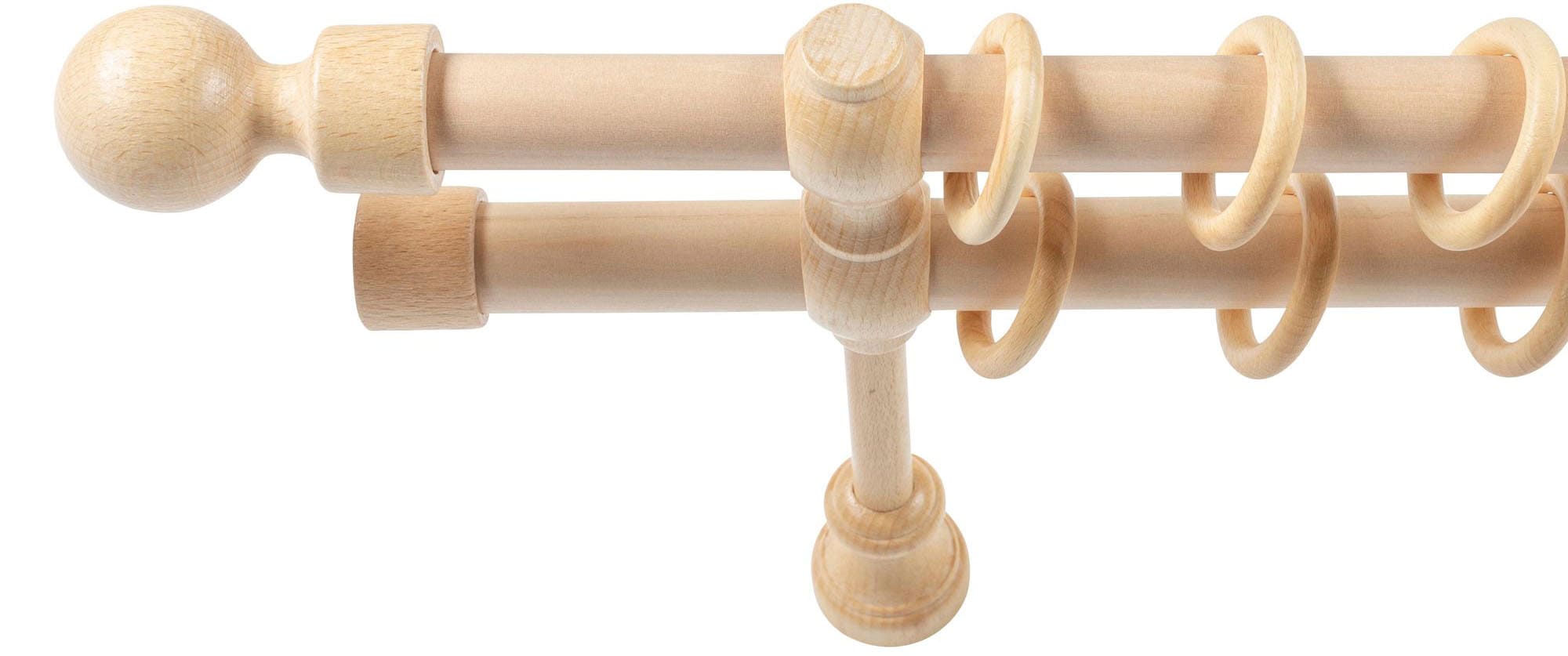 SN DECO GROUP Gardinenstange »Giro«, 2 läufig-läufig, Fixmaß