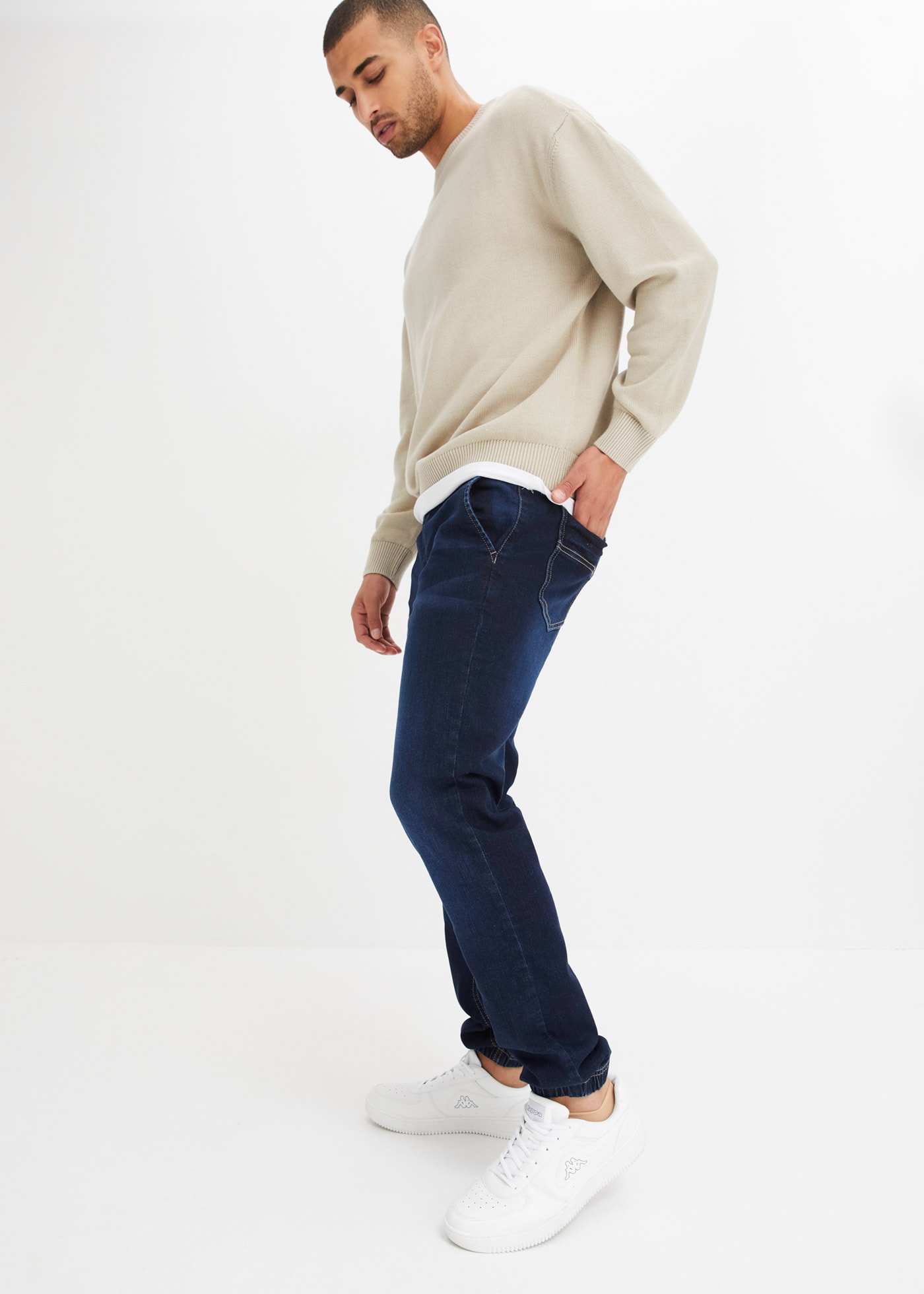 bonprix Jogg Pants mit Gummizug und Kordel