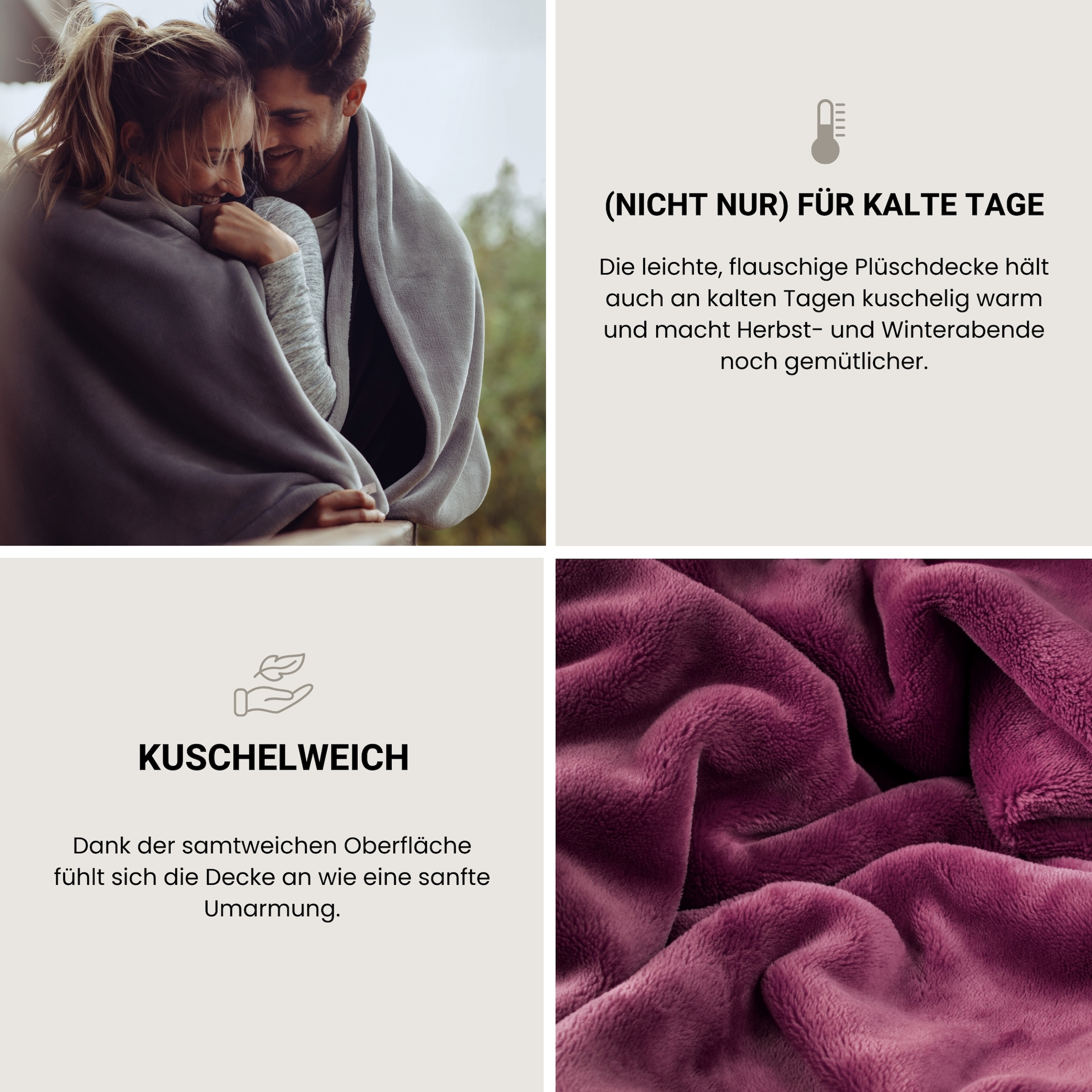 Schiesser Wohndecke »Mia leichte Kuscheldecke für Couch, Sofa und als Tagesdecke«, OEKO-TEX® zertifiziert