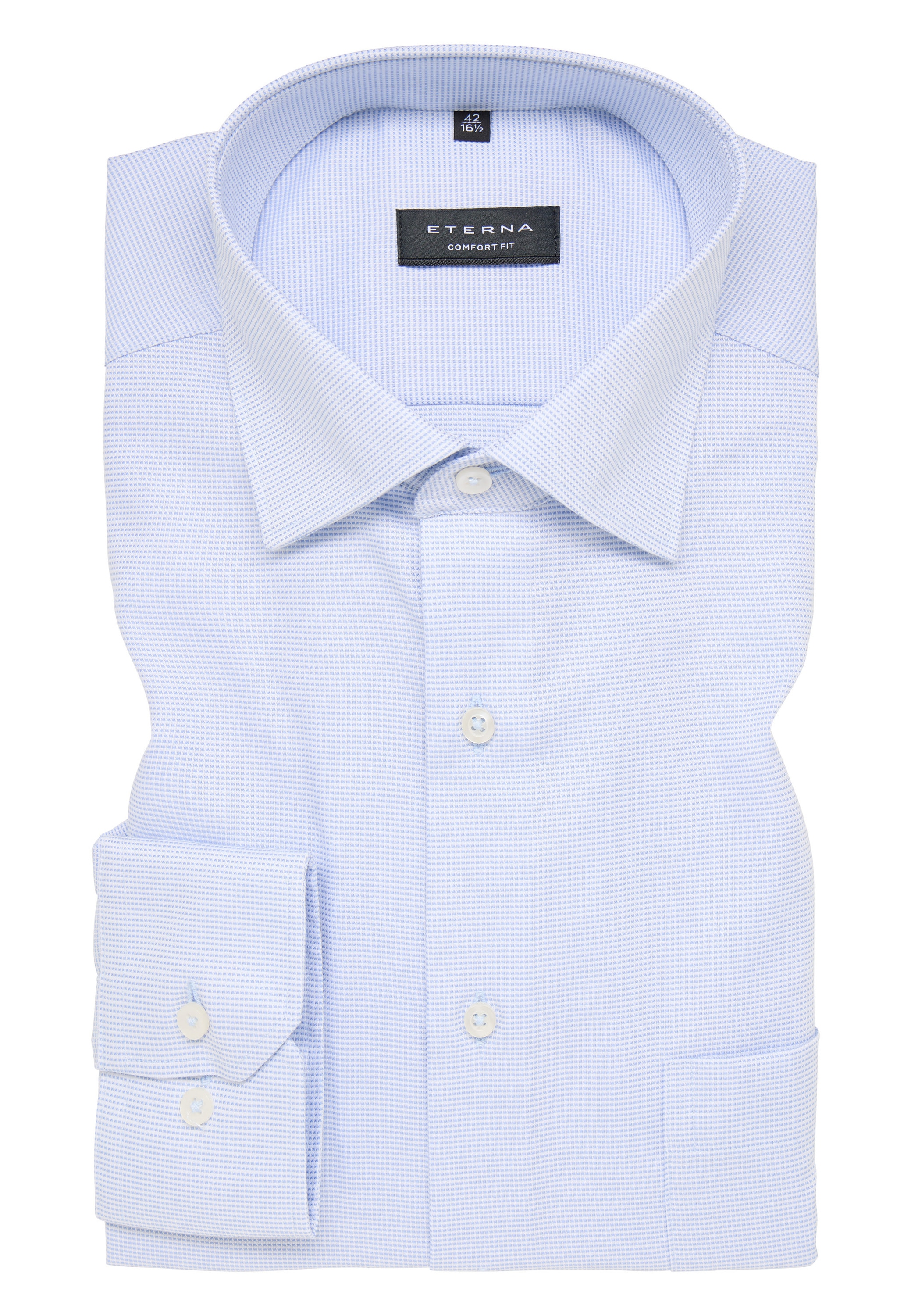 Eterna Langarmhemd »COMFORT FIT« NON IRON (bügelfrei)