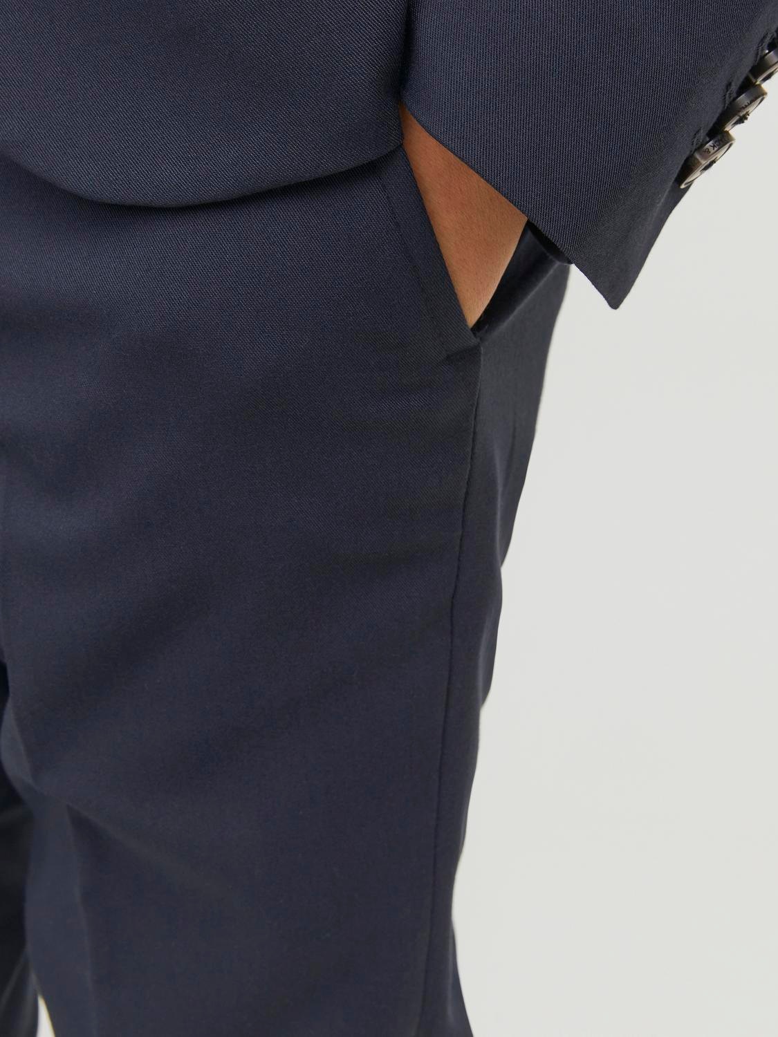 Jack & Jones Junior Anzughose »JPRSOLAR elastisch, pflegeleicht, komfortabel«, unifarben, modisch, slim fit, Web