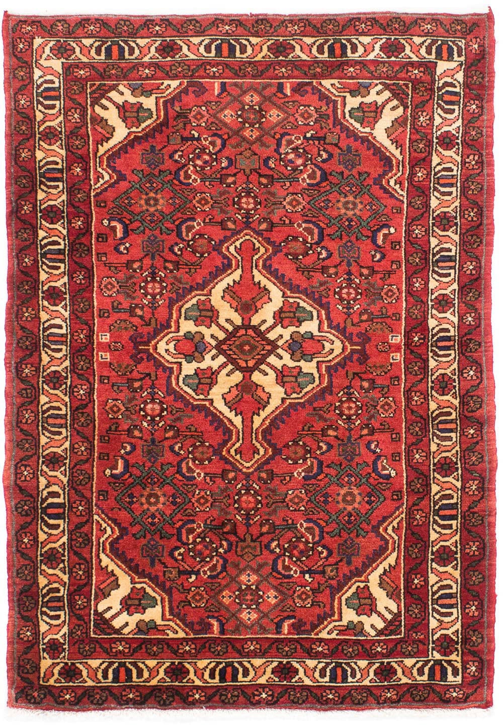 morgenland Orientteppich »Perser - Nomadic - 155 x 100 cm - rot«, rechtecki günstig online kaufen