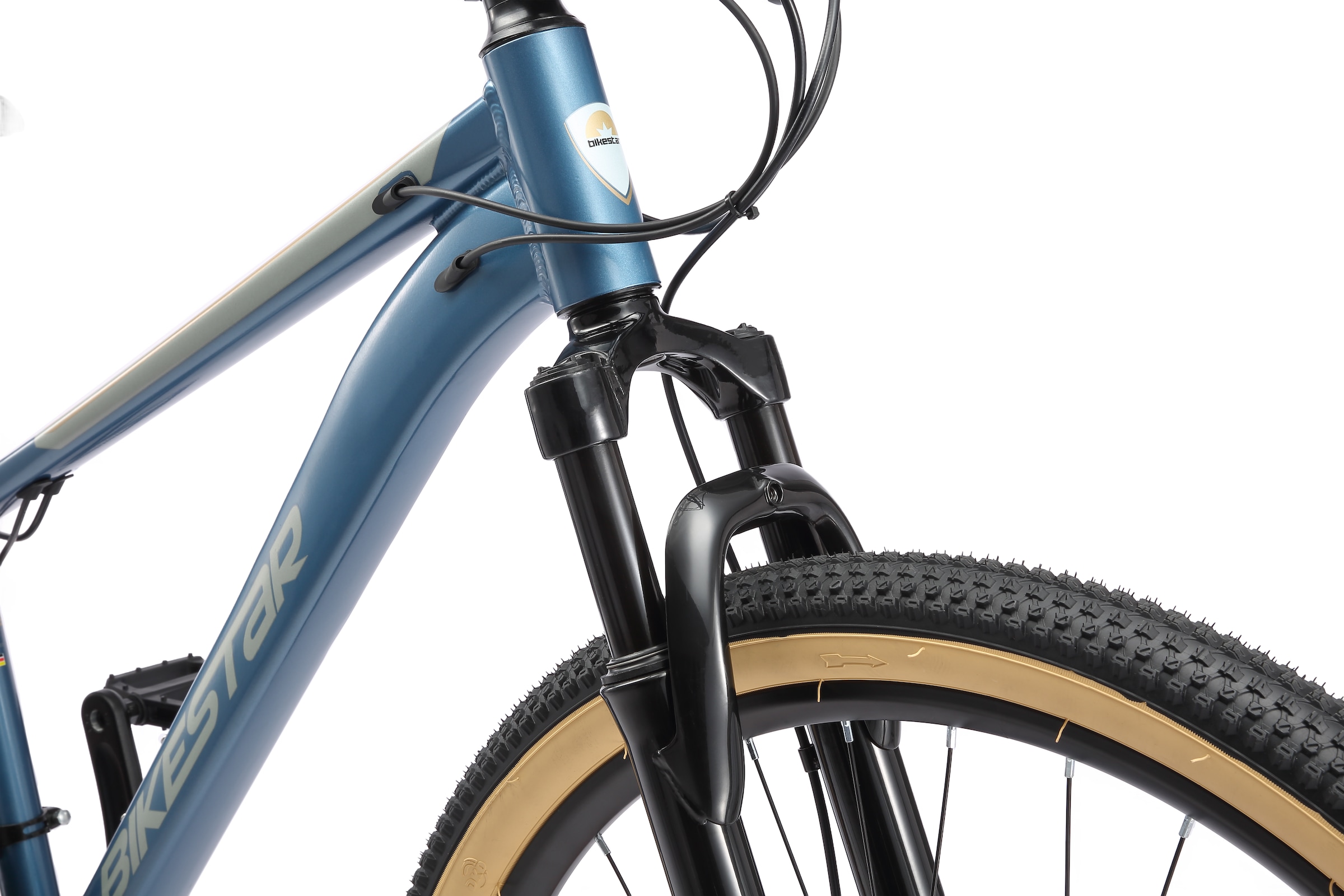 Bikestar Mountainbike 21 Gang Shimano RD-TY300 Schaltwerk Kettenschaltung für Damen und Herren, Kettenschaltung