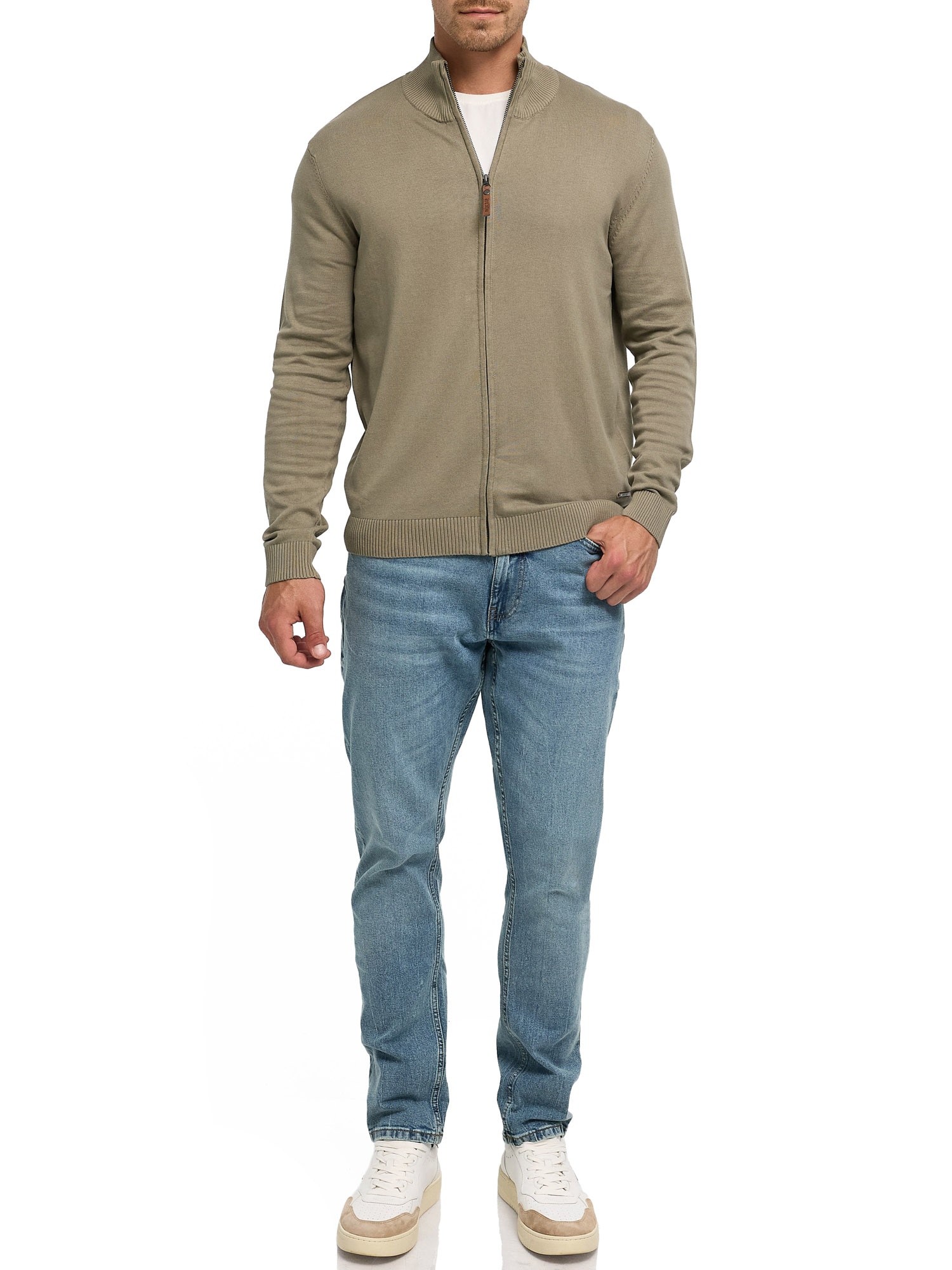 Indicode Strickjacke »INArkmill cardigan« Baumwolle, regular fit