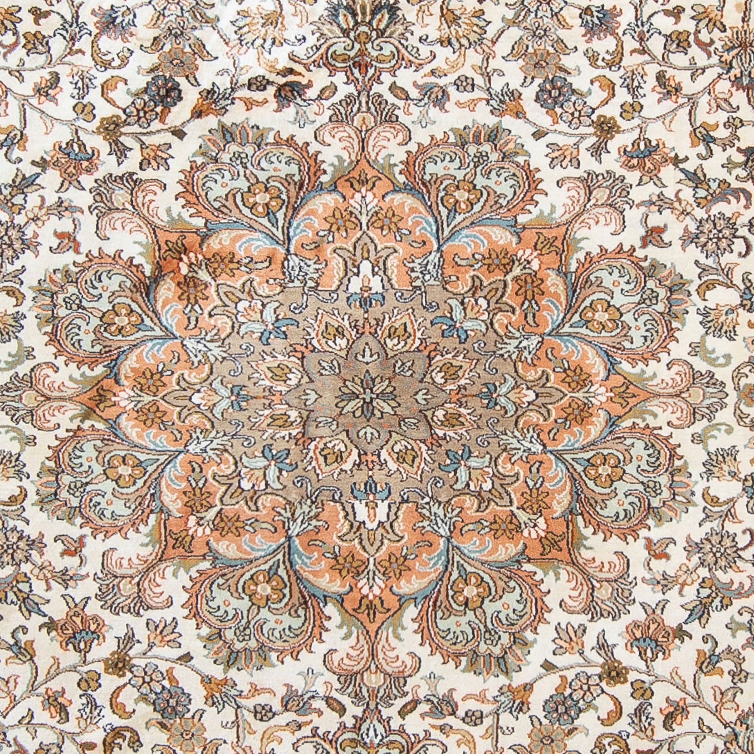 5. Bild von morgenland Seidenteppich »Seidenteppich - Kaschmir Seide - 304 x 241 cm - beige«, rechteckig