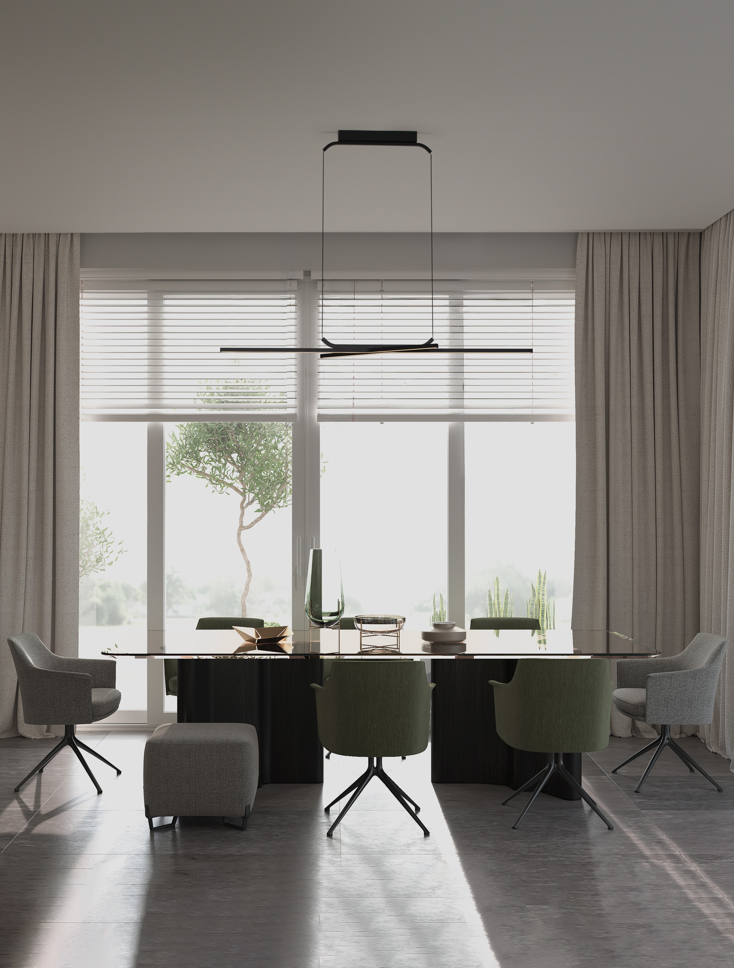 Nova Luce Pendelleuchte »AKRO« LED-Modul 1 Stk. warmweiß - kaltweiß günstig online kaufen