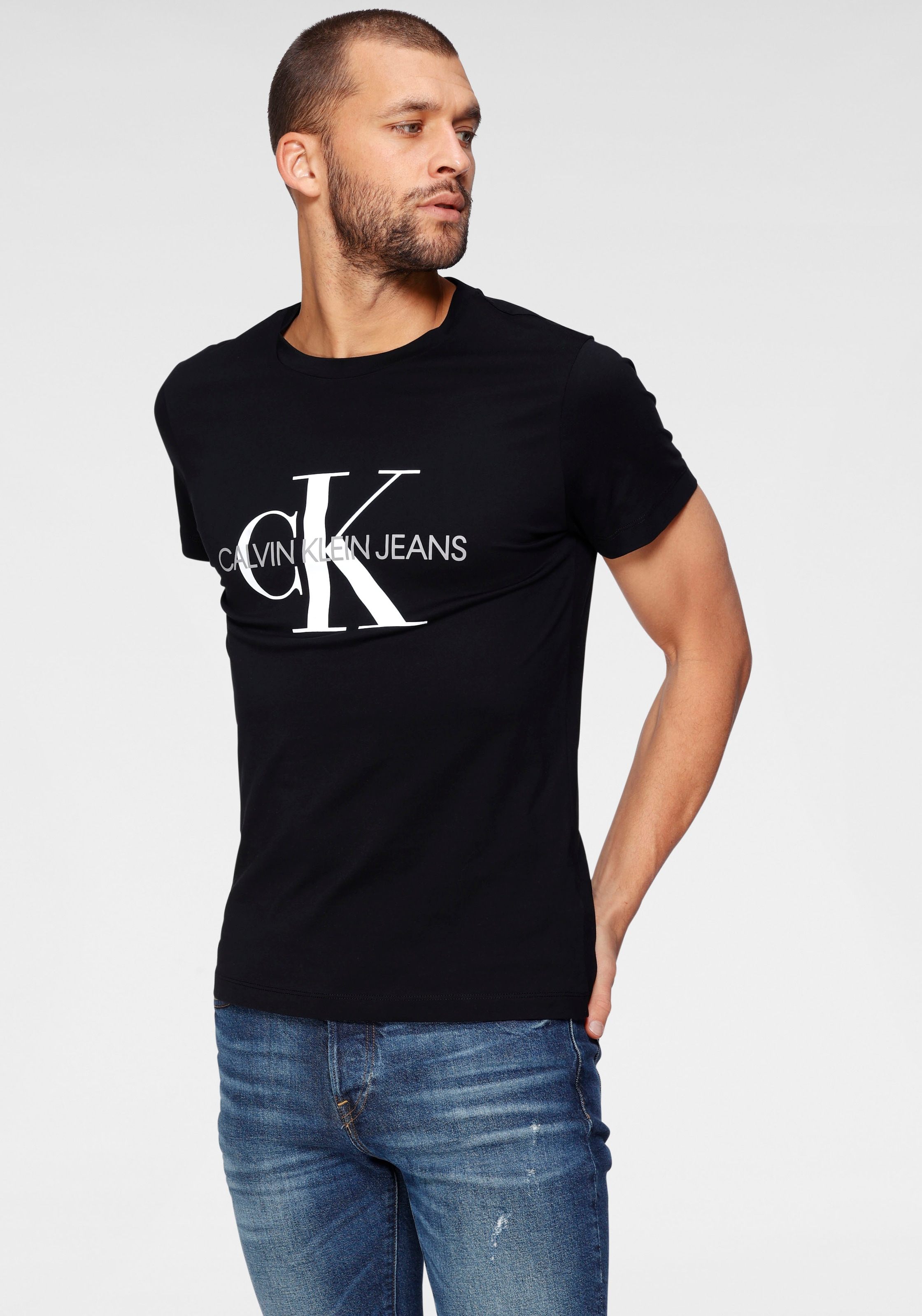 Calvin Klein Jeans T-Shirt »ICONIC MONOGRAM SLIM TEE«
