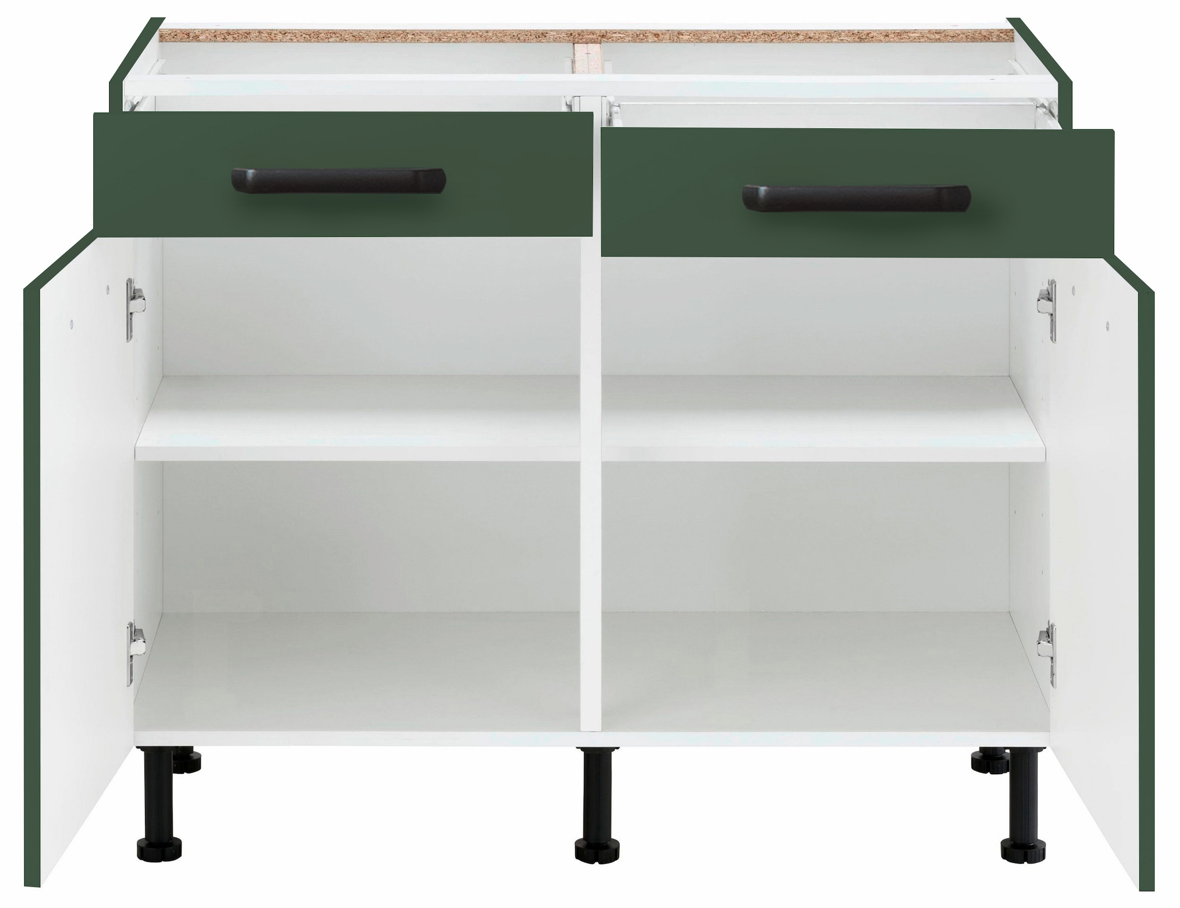 wiho Küchen Unterschrank »Simi«, Soft-Close-Funktion in Schubkästen und Auszügen, verstellbare Füße