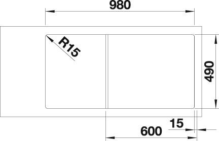 Blanco Granitspüle »AXIA III 6 S« aus SILGRANIT®, mit Glasschneidebrett und Edelstahlschale