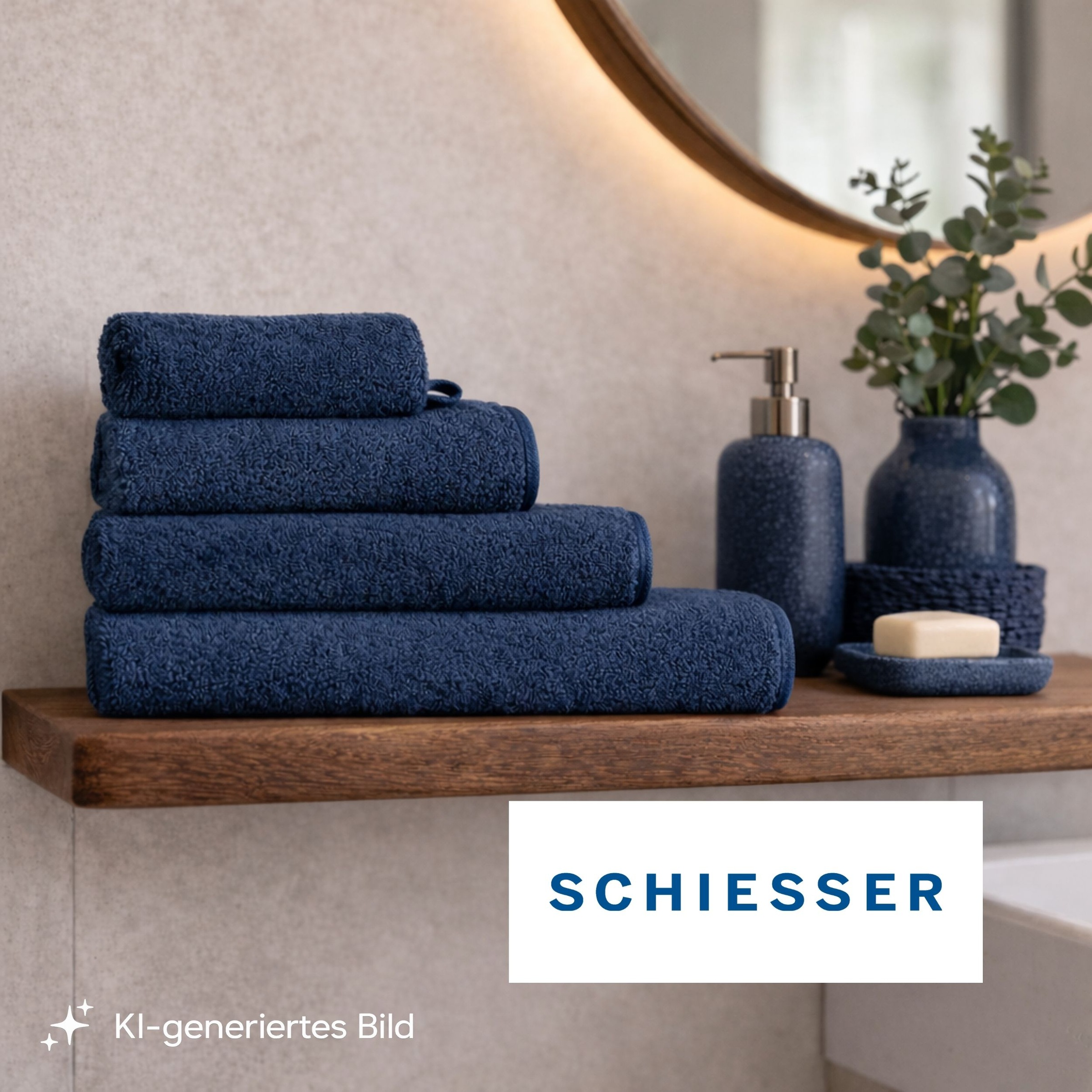 Schiesser Gaestehandtuecher »Milano aus 100% Baumwolle mit eleganter Bordüre in Hoch-Tief-Optik« OEKO-TEX® MADE IN GREEN