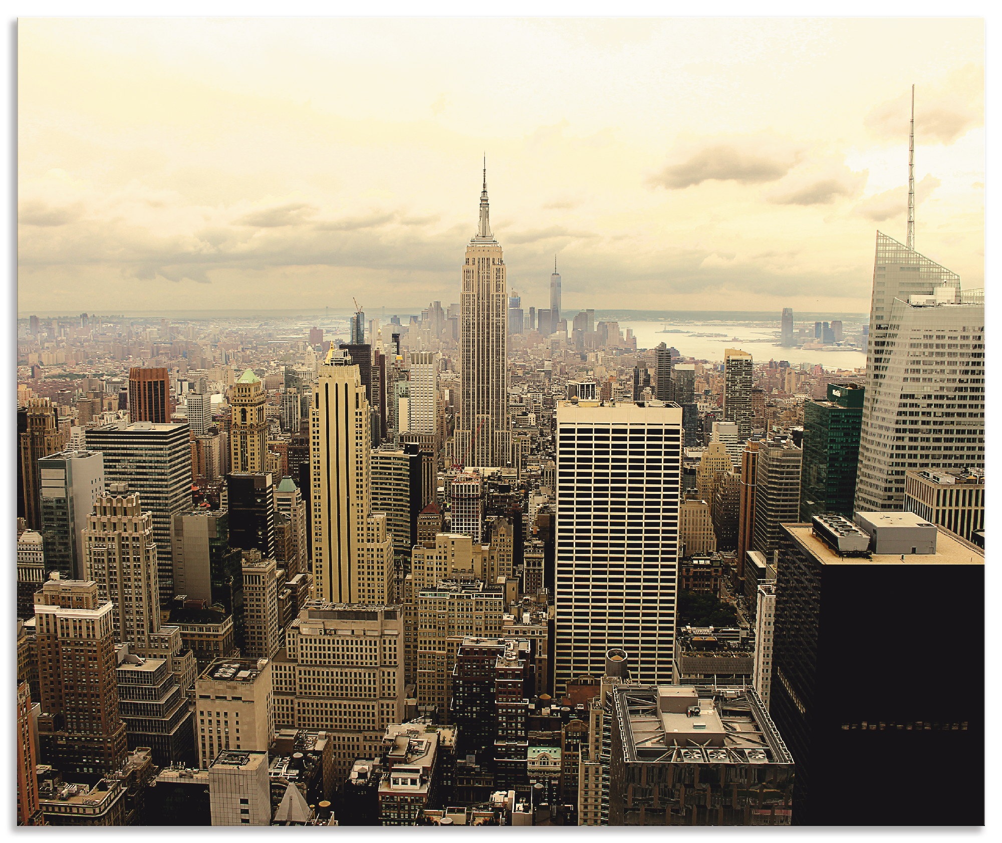 Artland Küchenrückwand »Skyline Manhattan - New York«, (1 tlg.), Klebeband, Aluminium kaufen