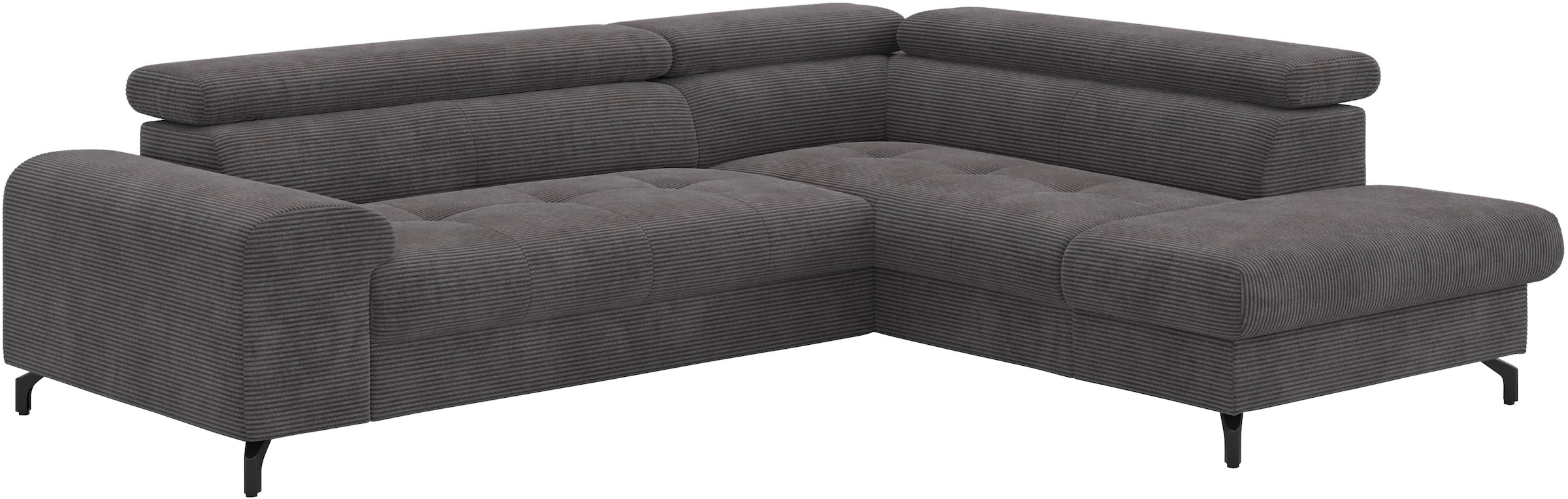COTTA Ecksofa »Aura L-Form«, mit Schlaffunktion, Bettkasten und Kopfteilverstellung