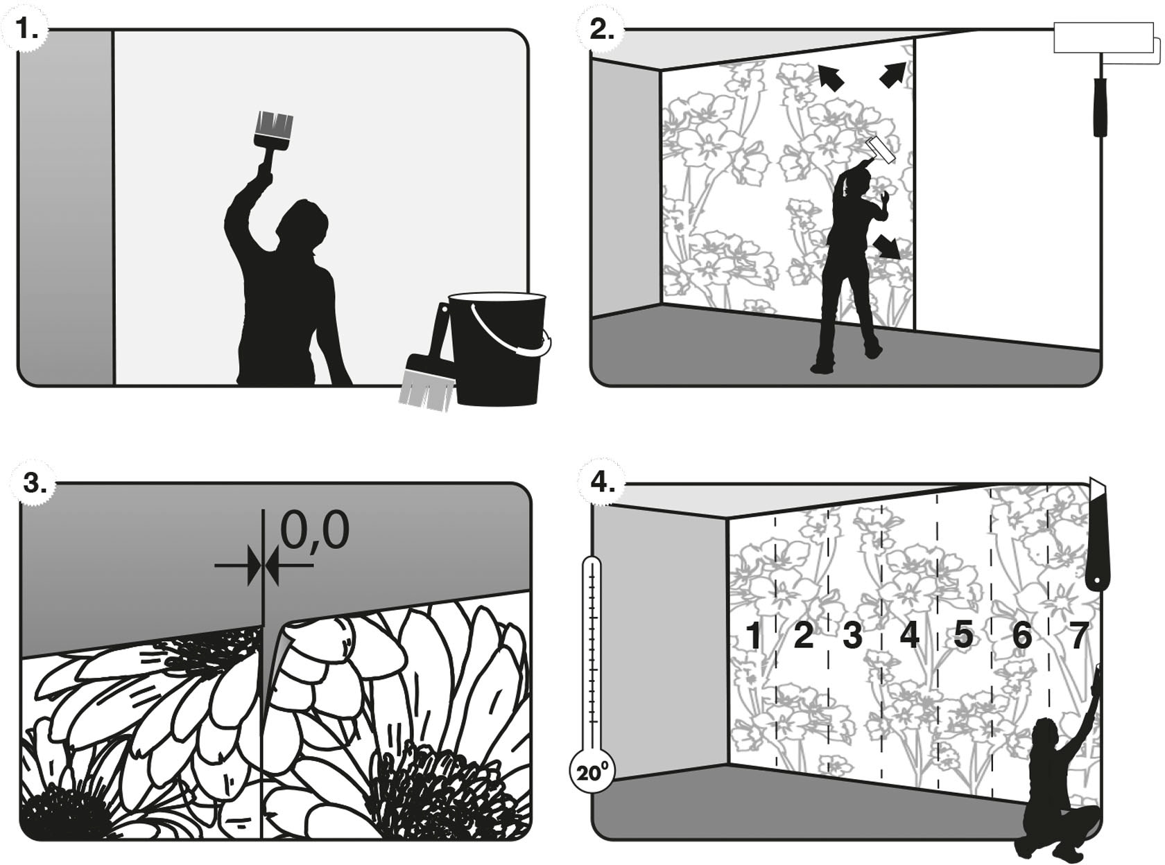 Komar Vliestapete »Digitaldruck Vlies -  Everlasting - Größe 350 x 250 cm« bedruckt glatt Wohnzimmer, Schlafzimmer