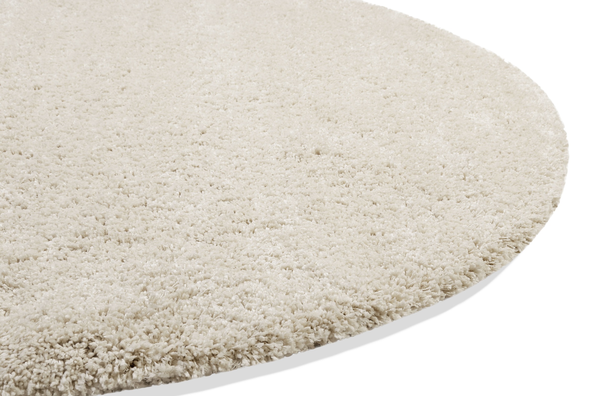 Wecon home Basics Hochflor-Teppich »Paula«, rund, 55 mm Höhe, Wohnzimmer