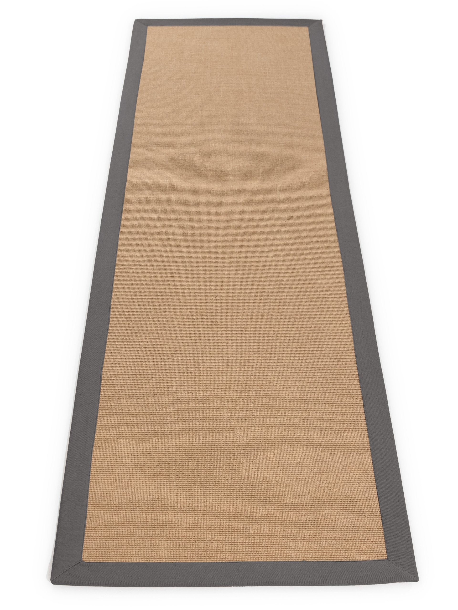carpetfine Läufer »Sisal«, rechteckig, 5 mm Höhe, mit farbiger Bordüre, Anti Rutsch Rückseite
